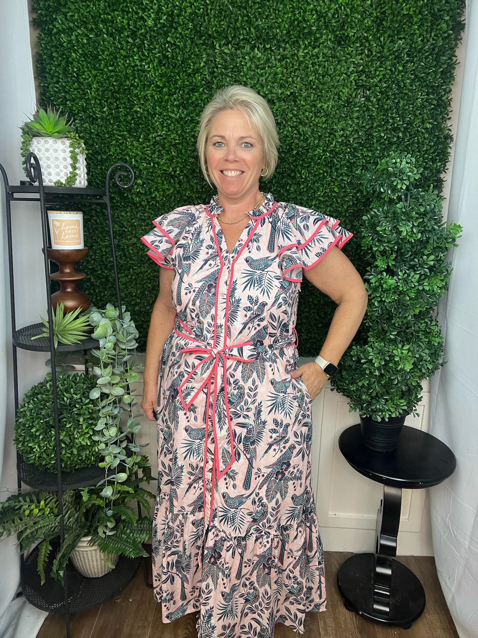 SHORT PUFF SLEEVE DRESS