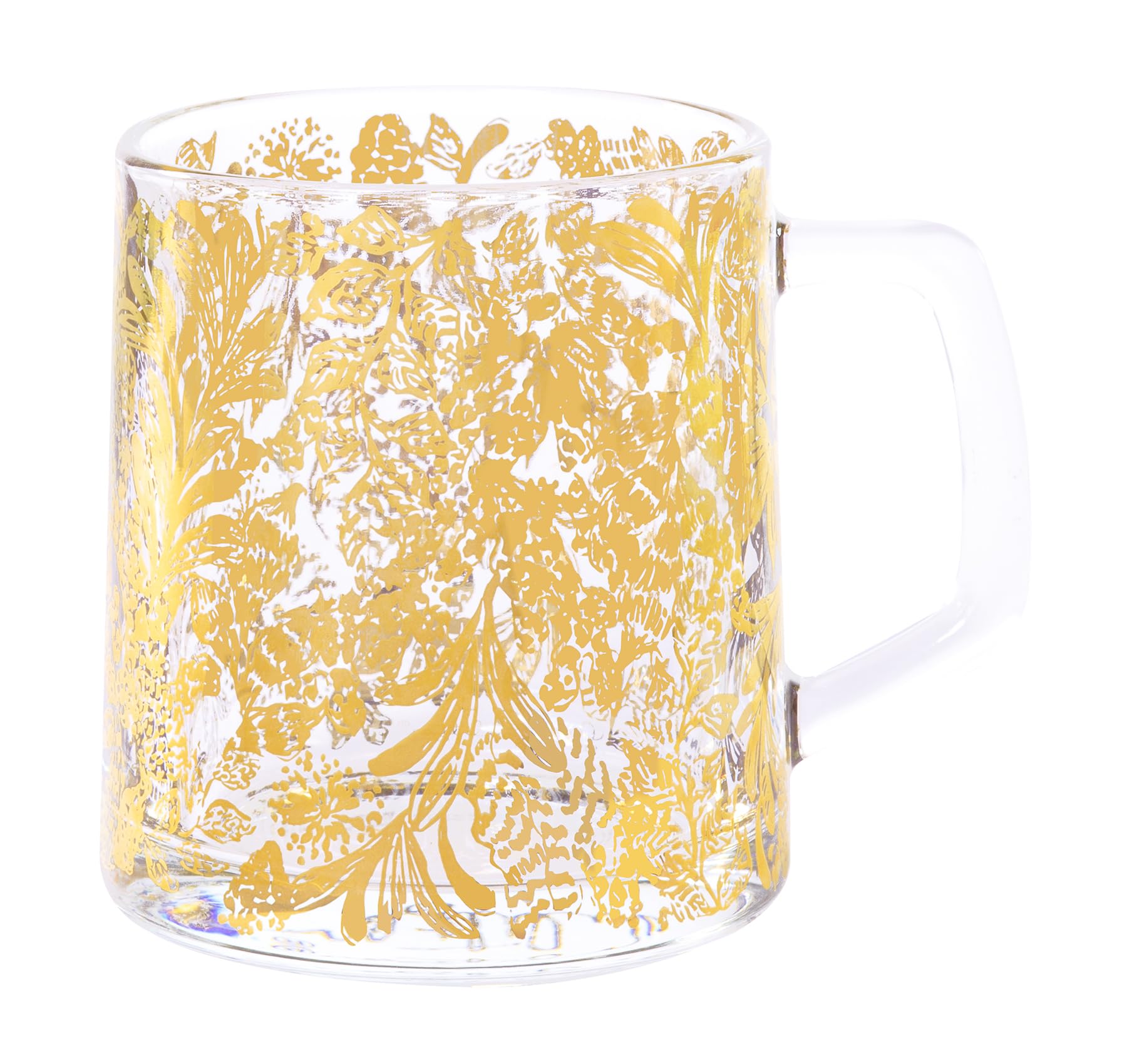 GLASS MUG - GOLD CALYPSO COAST
