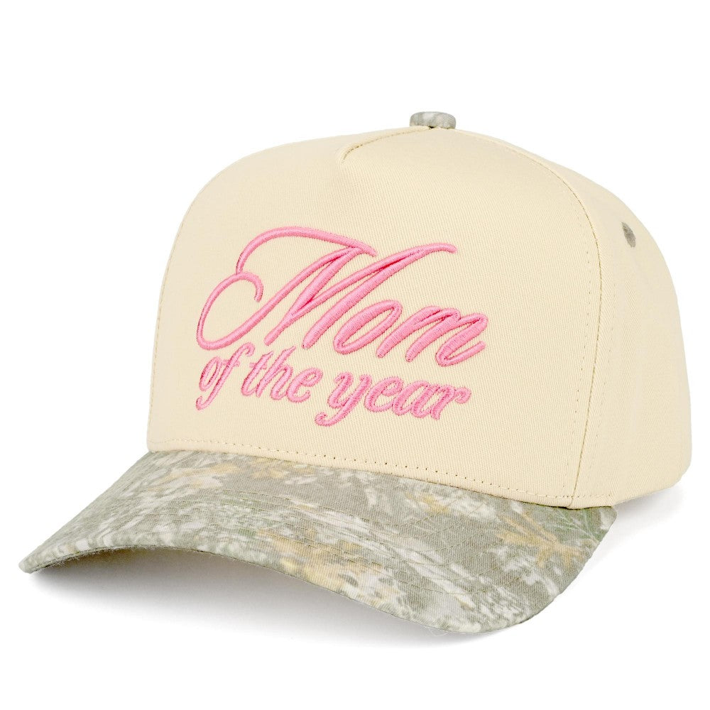 Mom of the year Embroidered Two Tone Baseball Cap