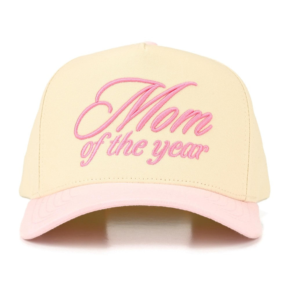 Mom of the year Embroidered Two Tone Baseball Cap