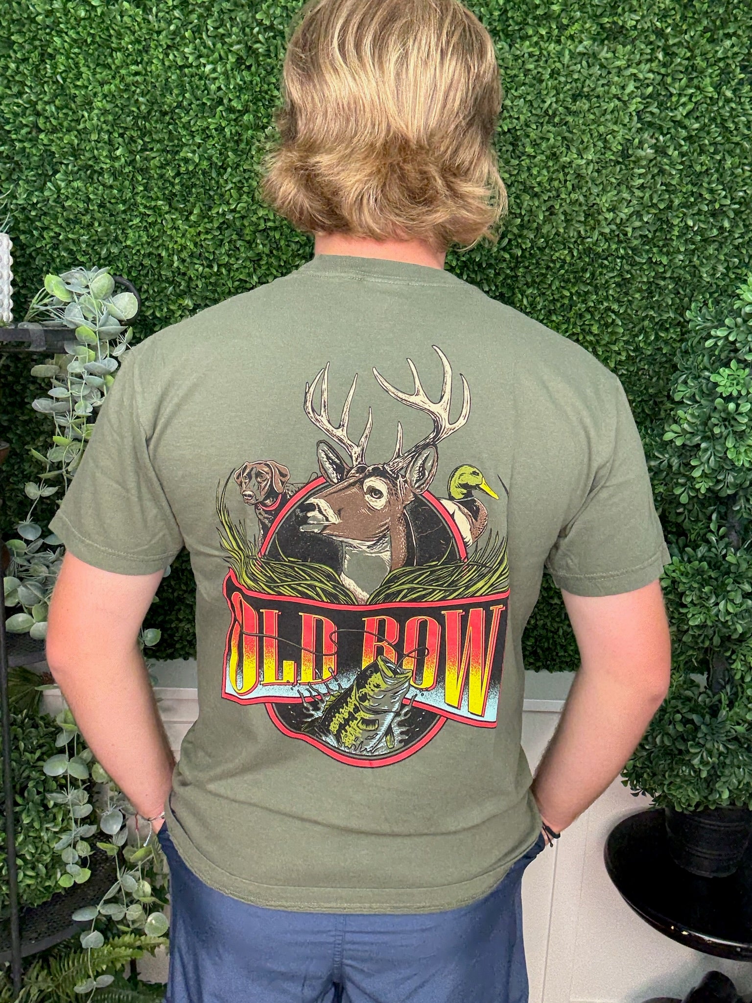 OUTDOORS SPORTSMAN POCKET TEE - SAGE