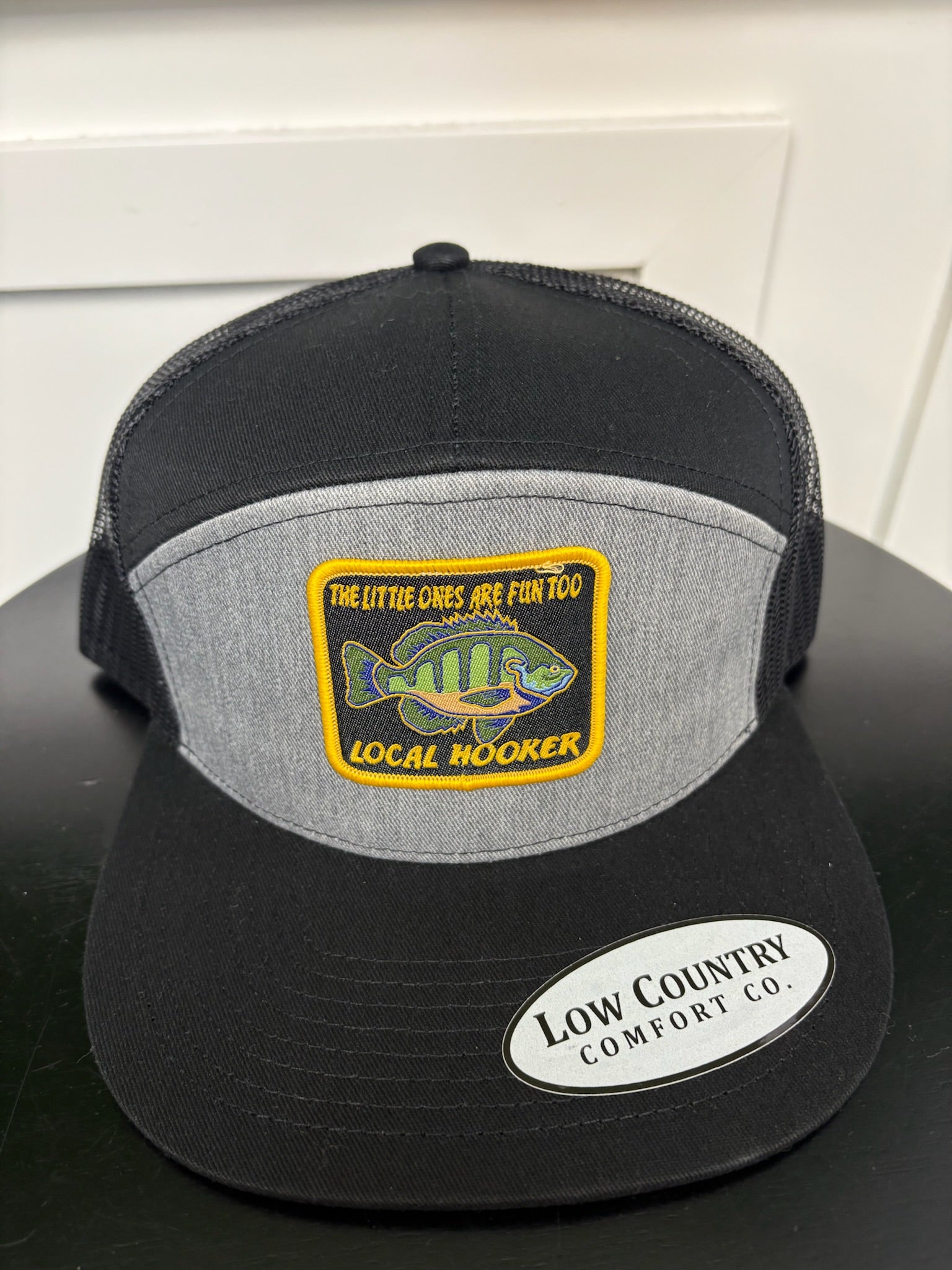 LITTLE ONES PATCH TRUCKER HEATHER/BLACK
