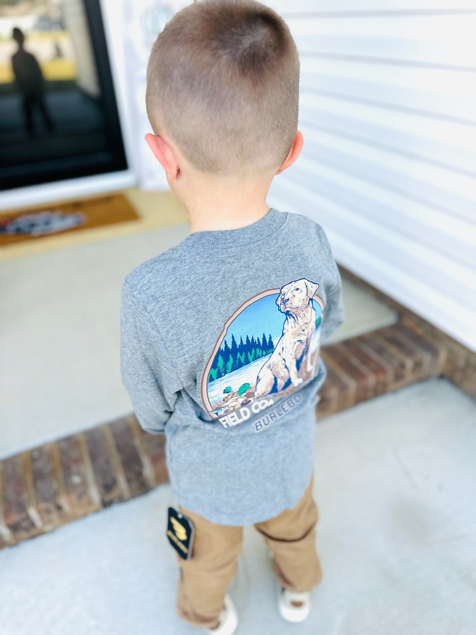 YOUTH - FIELD COMPAION LS TEE - DARK HEATHER GREY