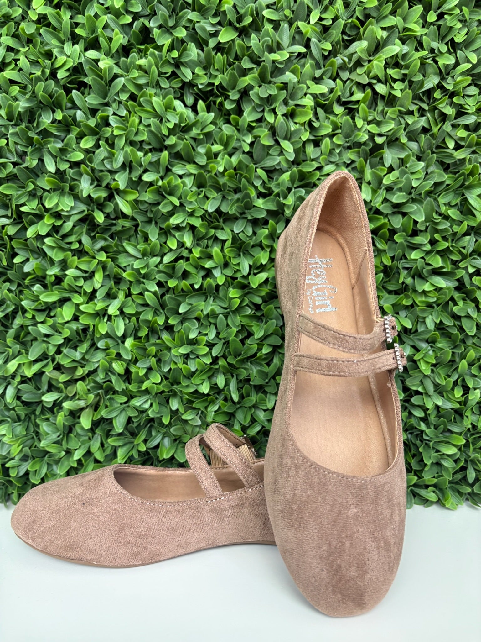 OWN IT - WALNUT FAUX SUEDE