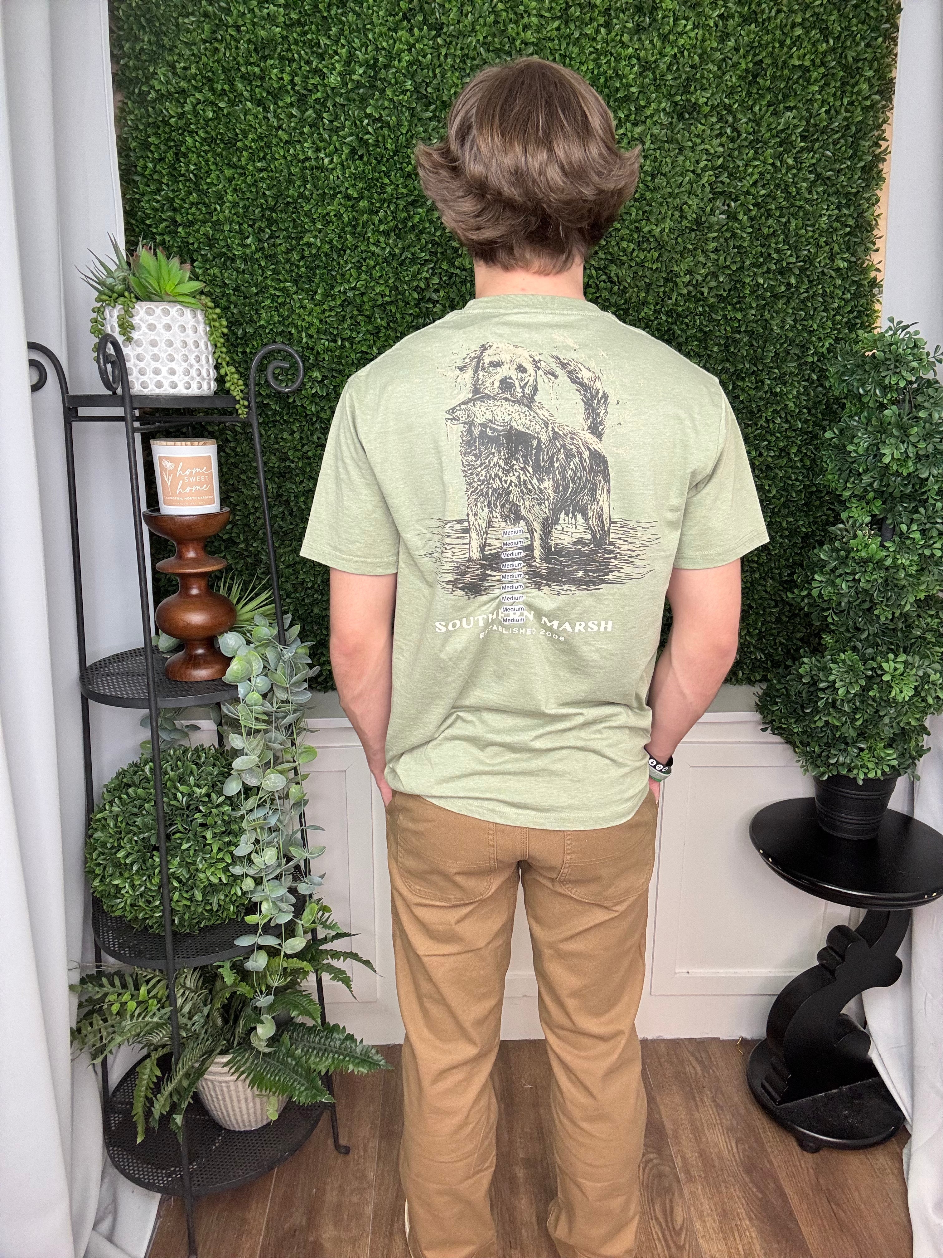 SEAWASH TEE - SHAKE & RELEASE - BRIGADE OLIVE