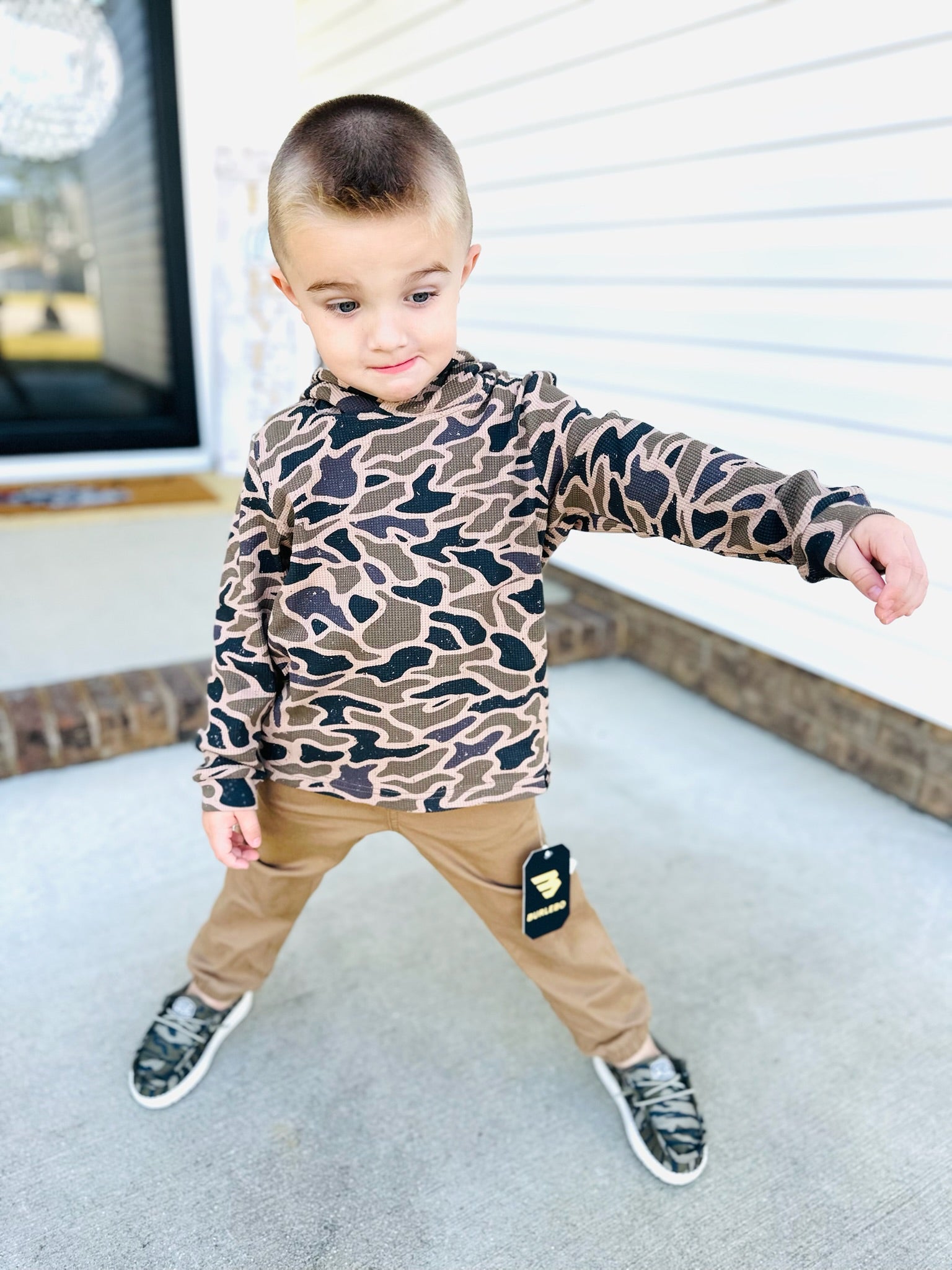 YOUTH - THERMAL HOODIE - GUAGE CAMO