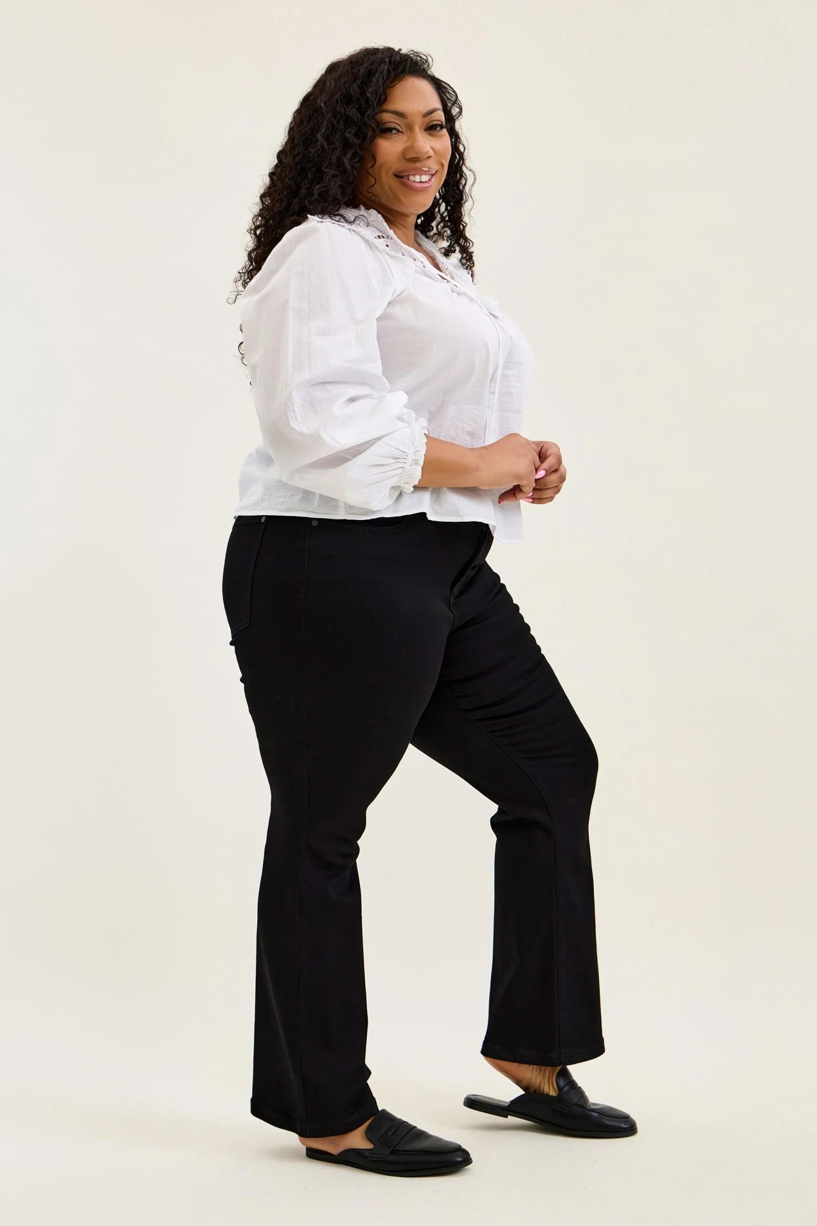 Black Bootcut Jeans