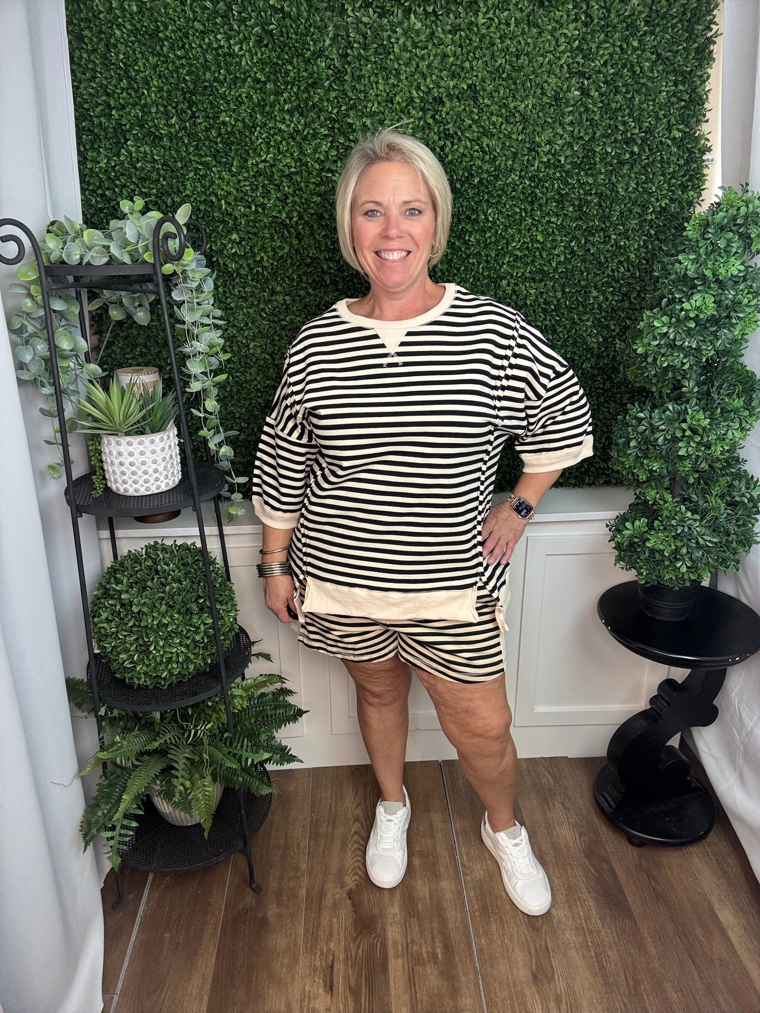 Stripe Everyday Pullover Top
