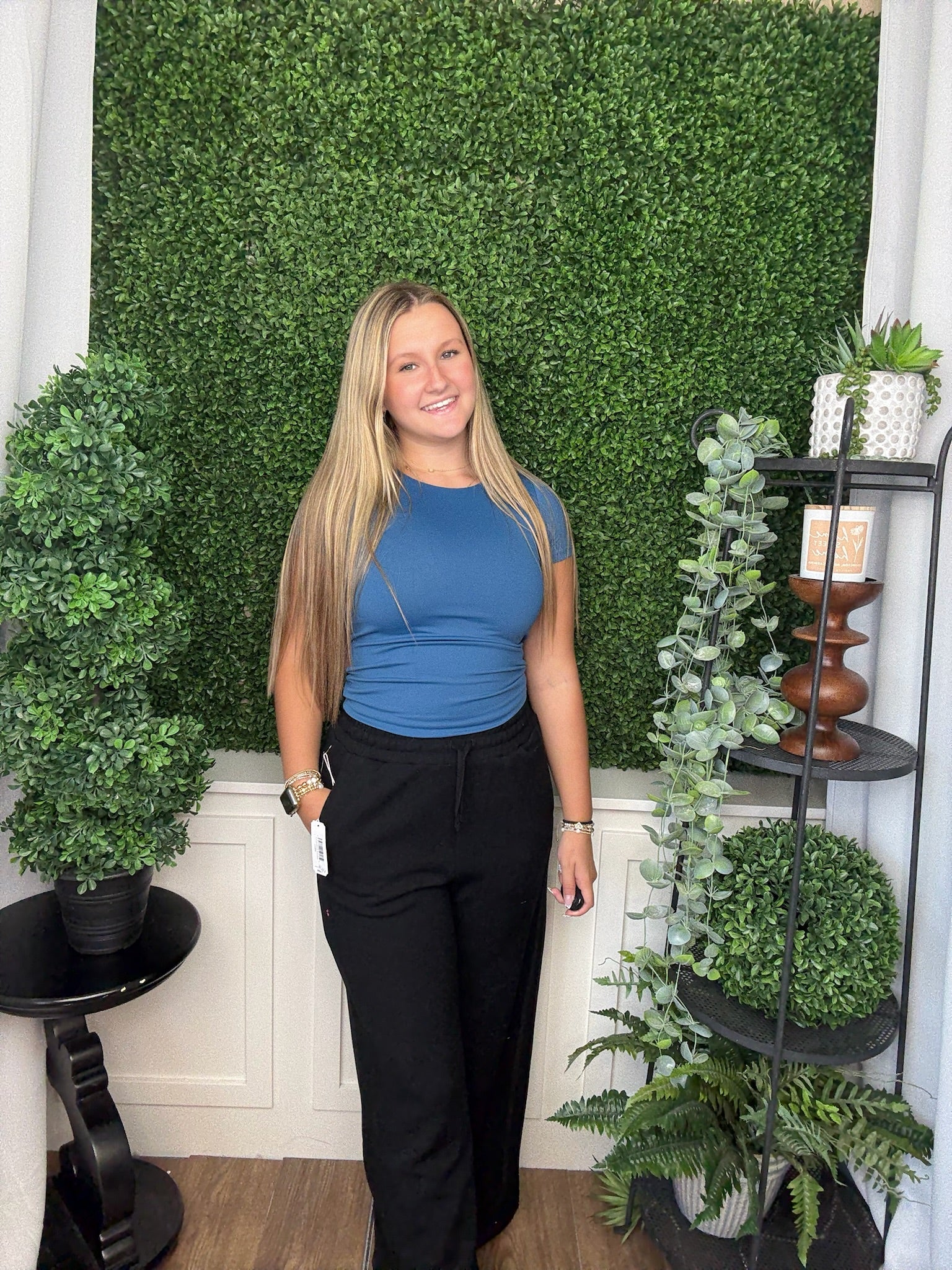 DOUBLE LAYER TEE (0225) - DARK BLUE