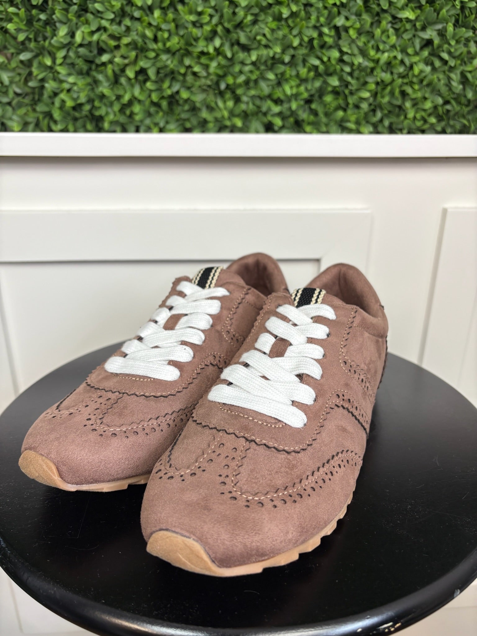 PENELOPE SNEAKER - TAUPE SUEDE