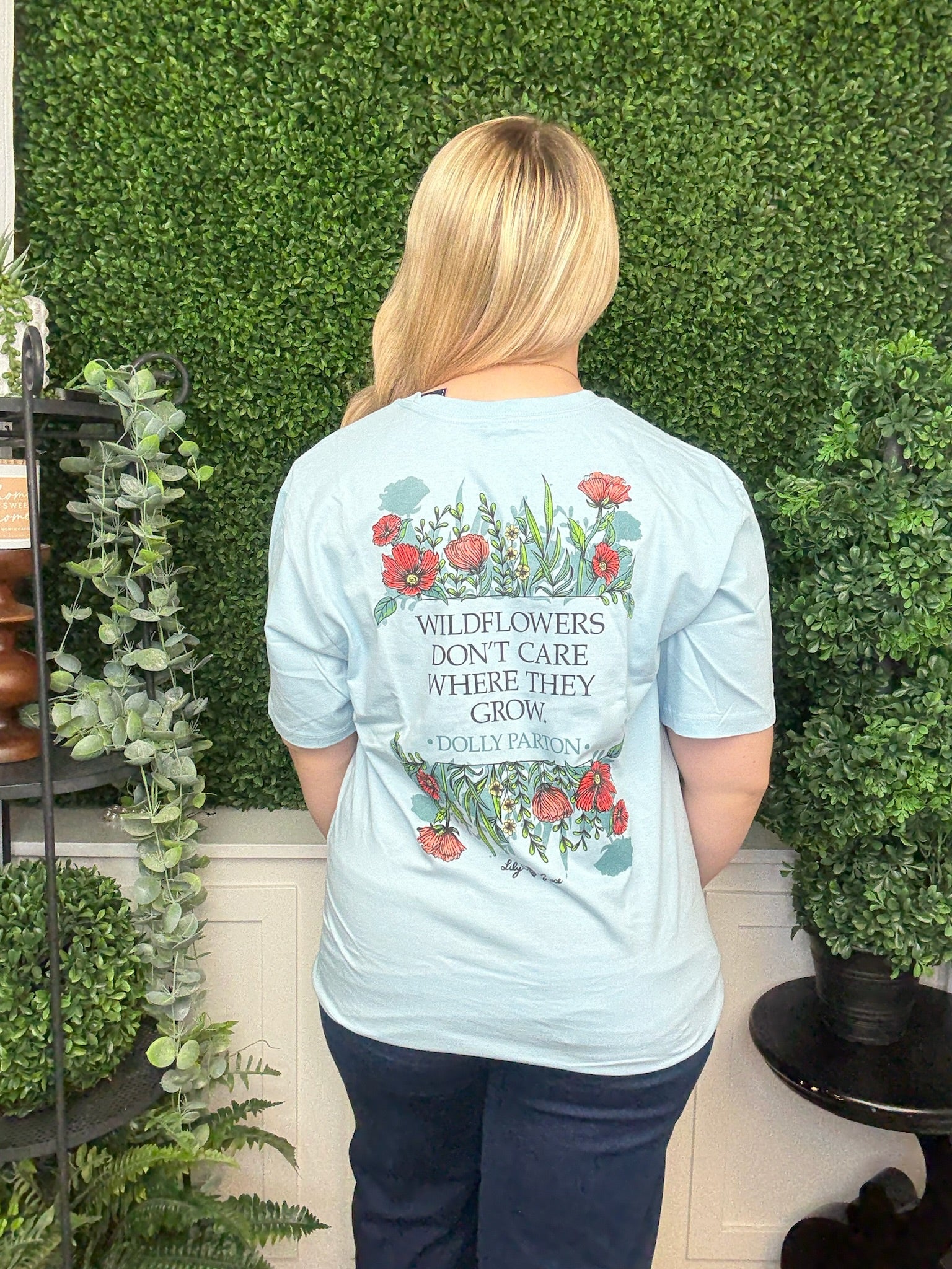 DOLLY WILDFLOWERS SS CHAMBRAY