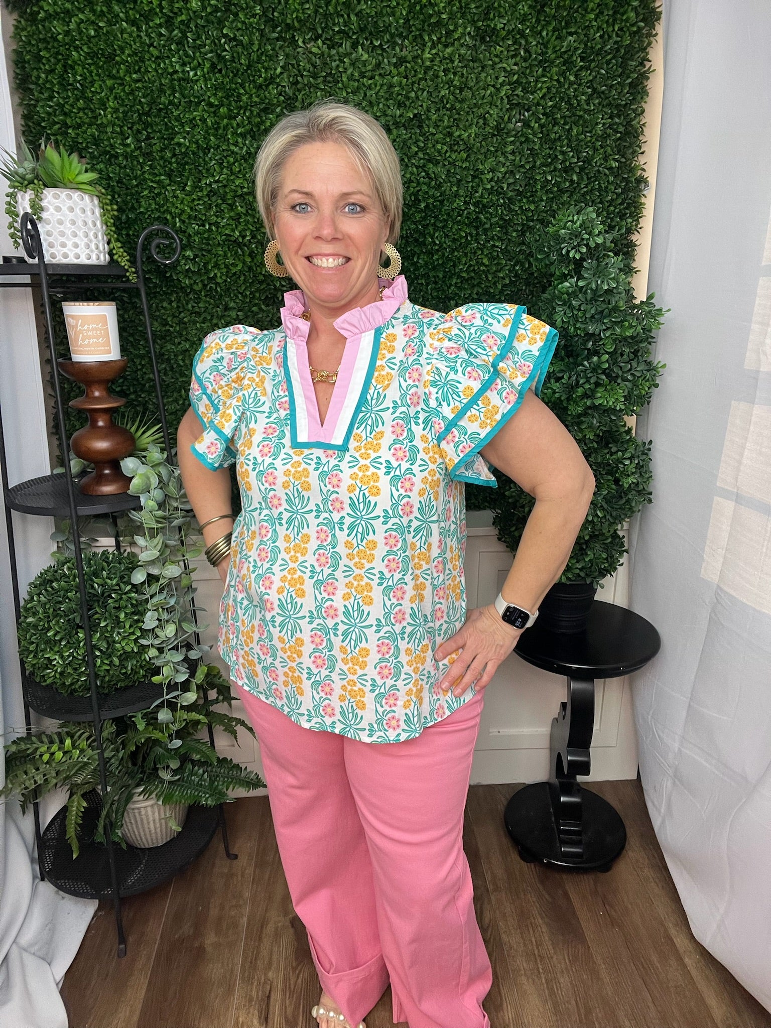 JADE PUFF SHORT SLEEVE TOP