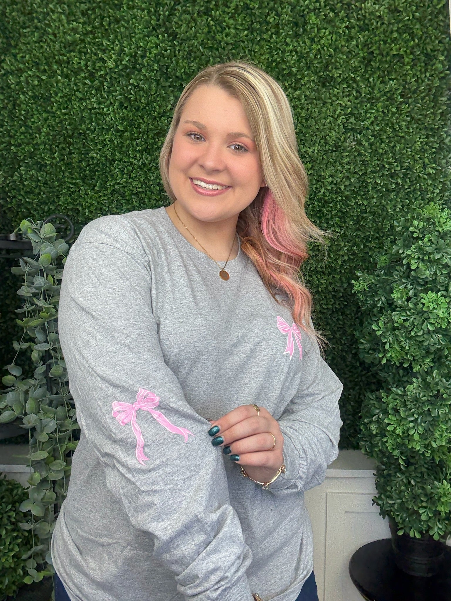 LETTING GOD DO THE REST LS - SPORT GREY