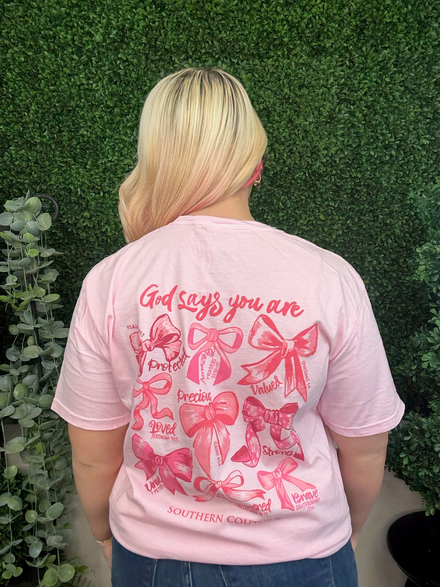 GOD SAYS YOU ARE BOWS SS - BLOSSOM