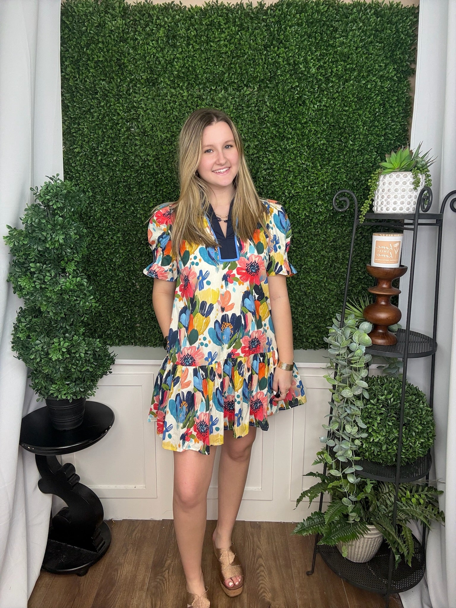 MULTI COLOR MINI DRESS