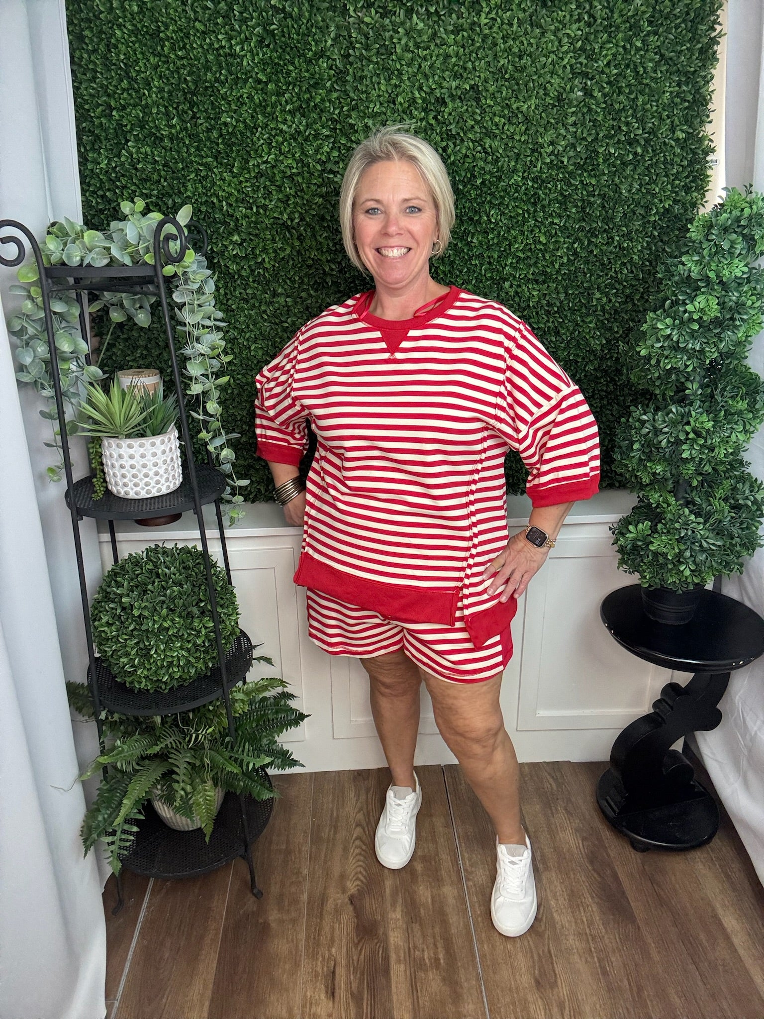 Stripe Everyday Pullover Top