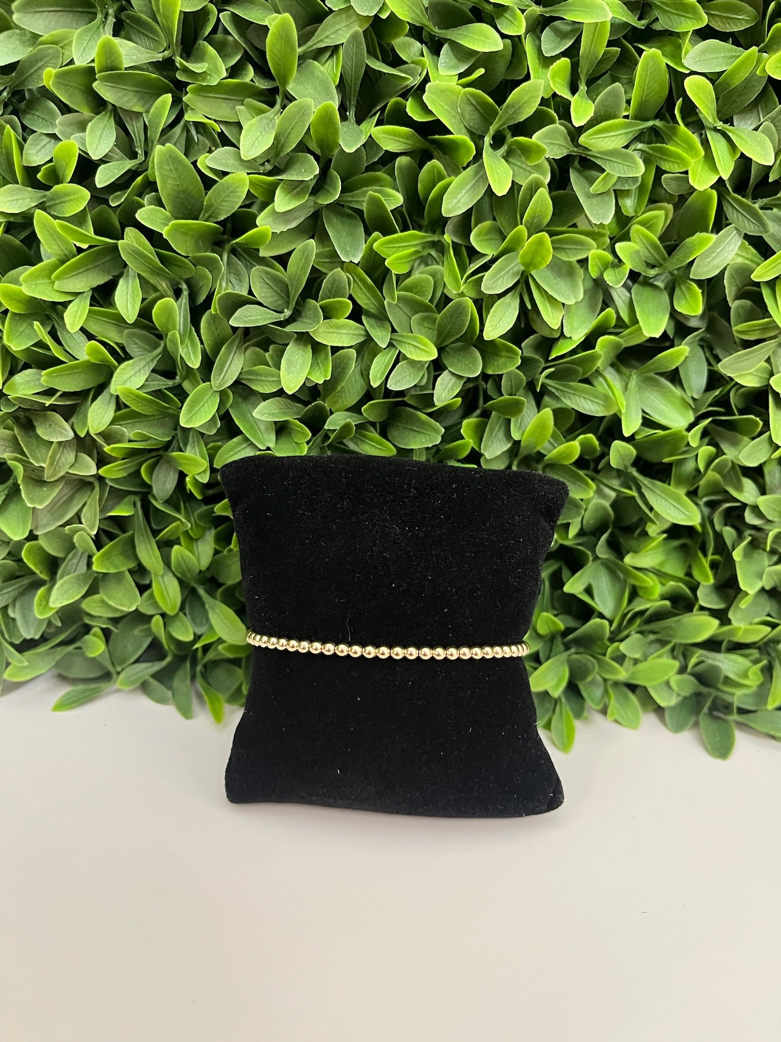 CLASSIC GOLD 3MM BEAD BRACELET