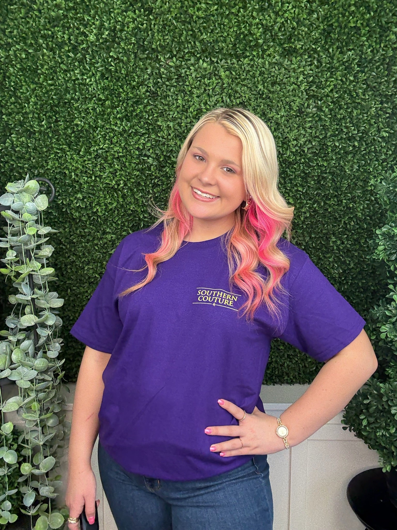 LET YOUR LIGHT SHINE FIREFLY SS - PURPLE