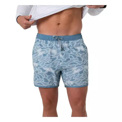 SWIM TRUNKS - SEASIDE CAMO