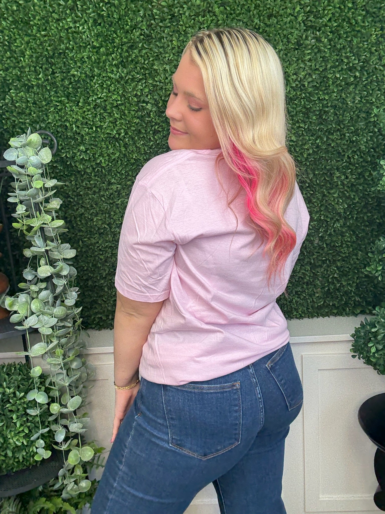 STRONG IS THE NEW BEAUTIFUL SS - LIGHT PINK