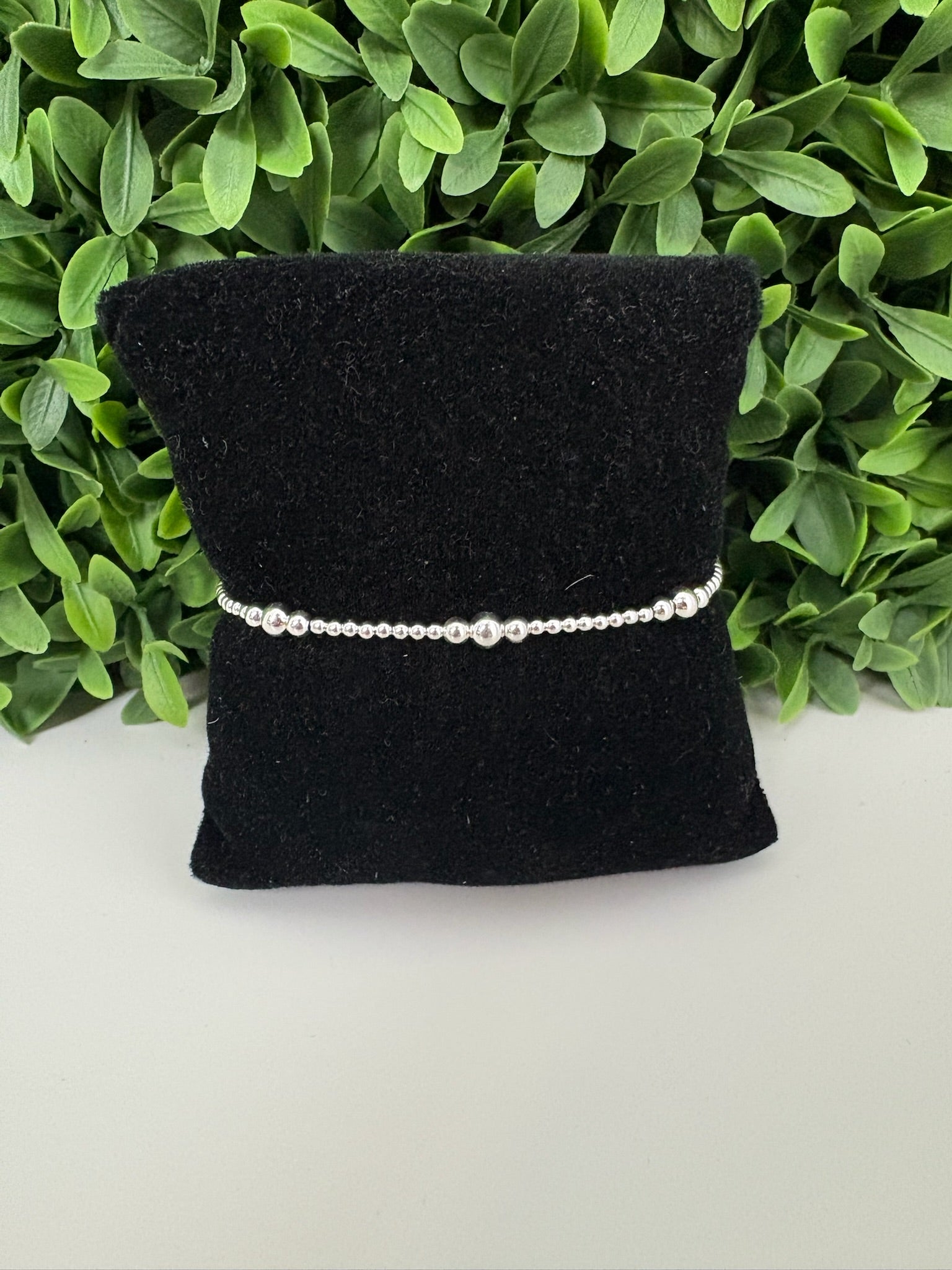 PURPOSE 4MM BEAD BRACELET - STERLING