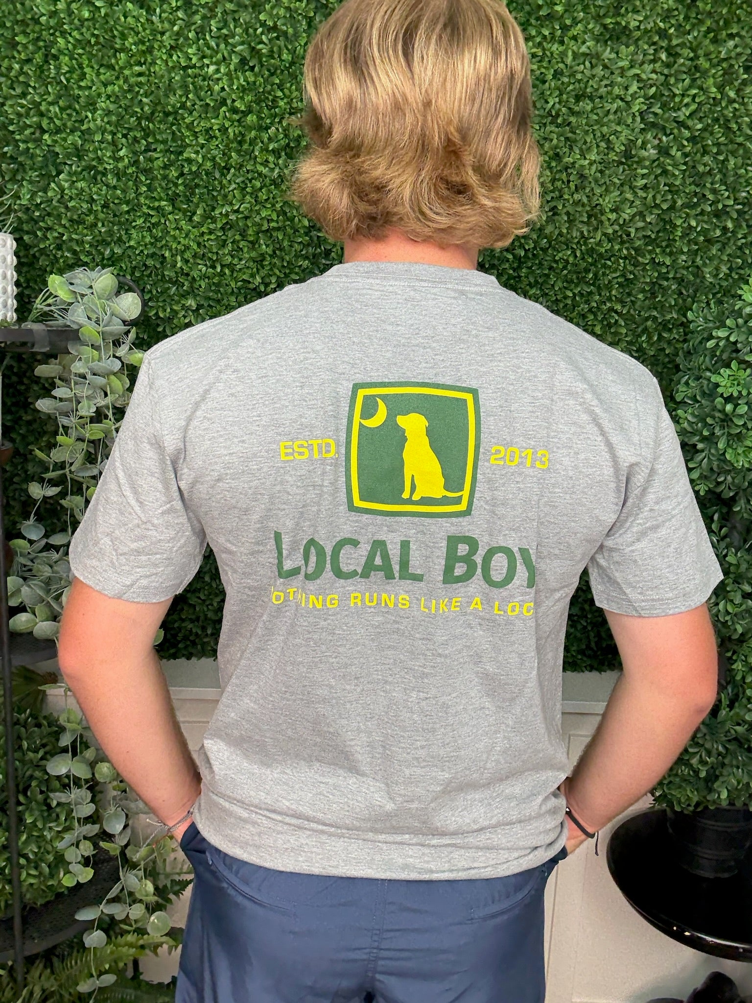 LOCAL TRACTOR SS TEE - OXFORD GRAY