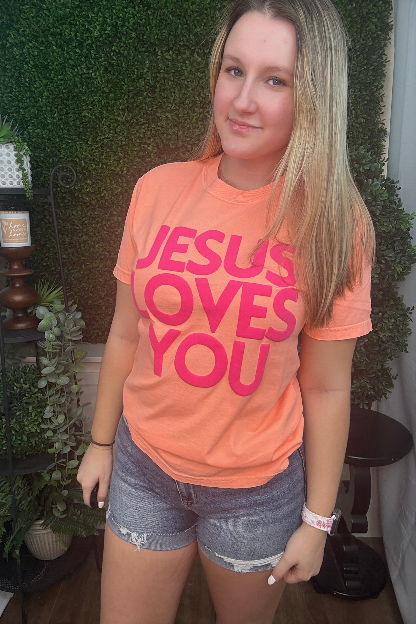 PUFF - JESUS LOVES YOU SS - NEON CANTA