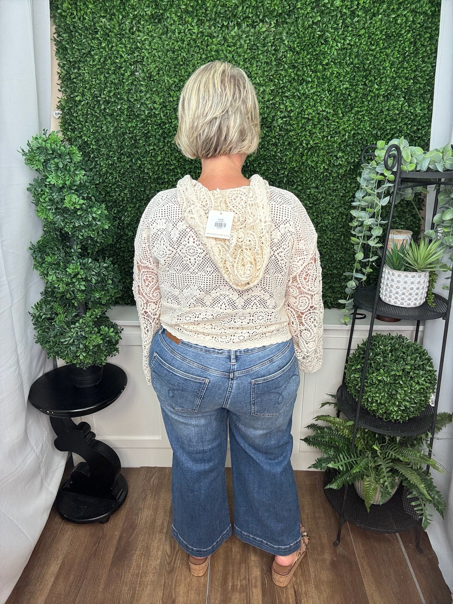 Ivory Crochet Lace Blouse