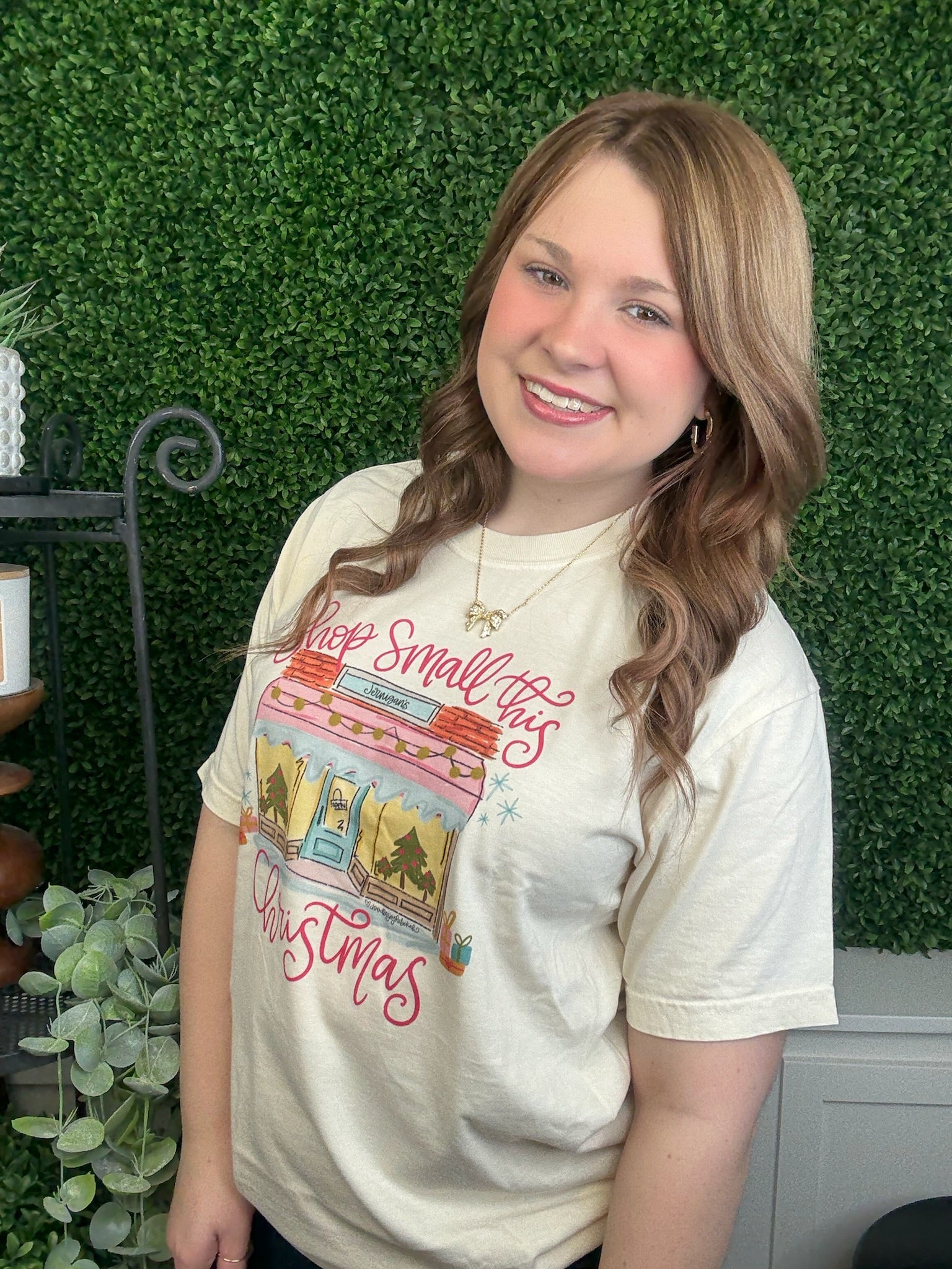 SHOP SMALL JERNIGANS SS TEE- IVORY