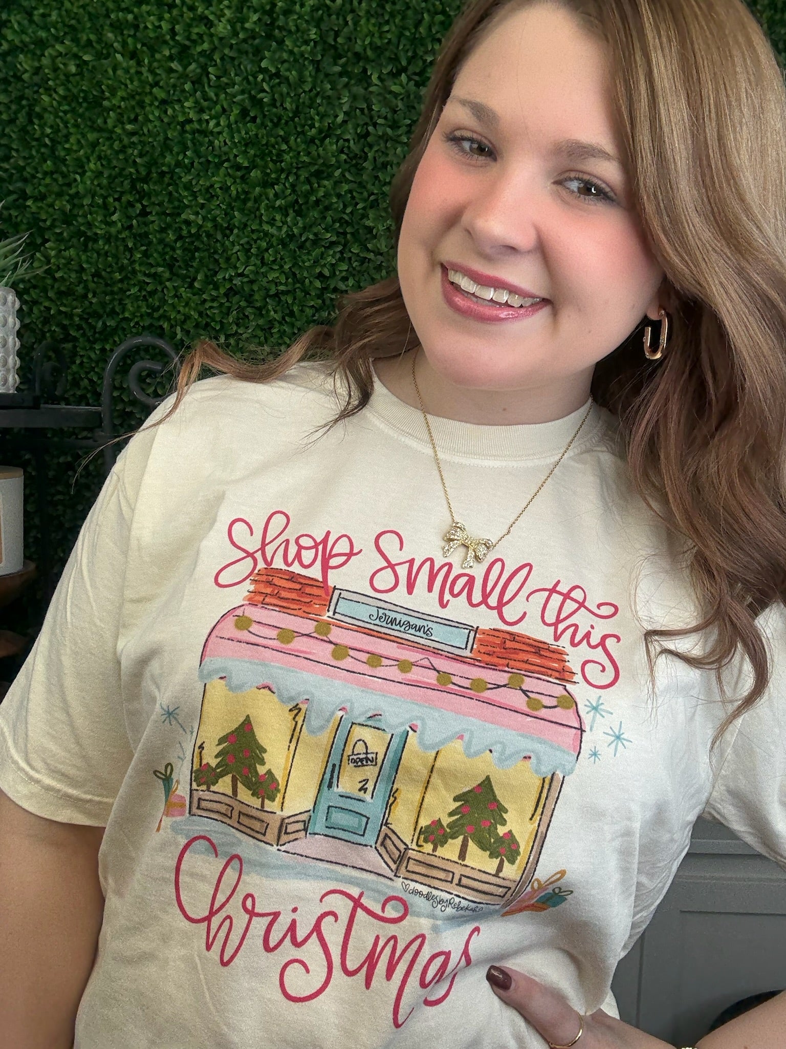 SHOP SMALL JERNIGANS SS TEE- IVORY