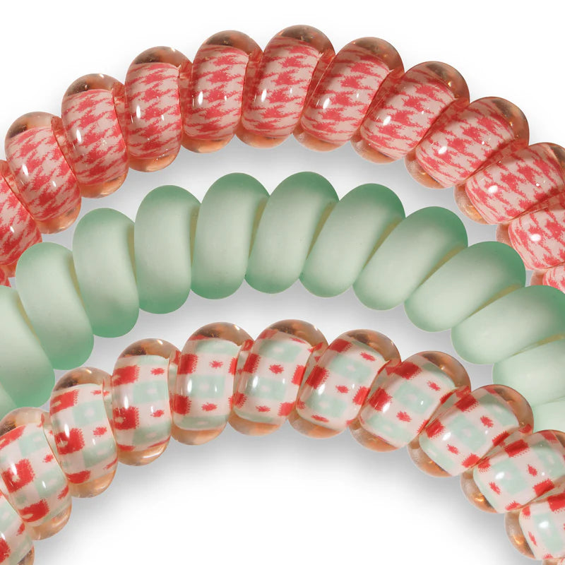 HAIR TIES - CALMING CORAL