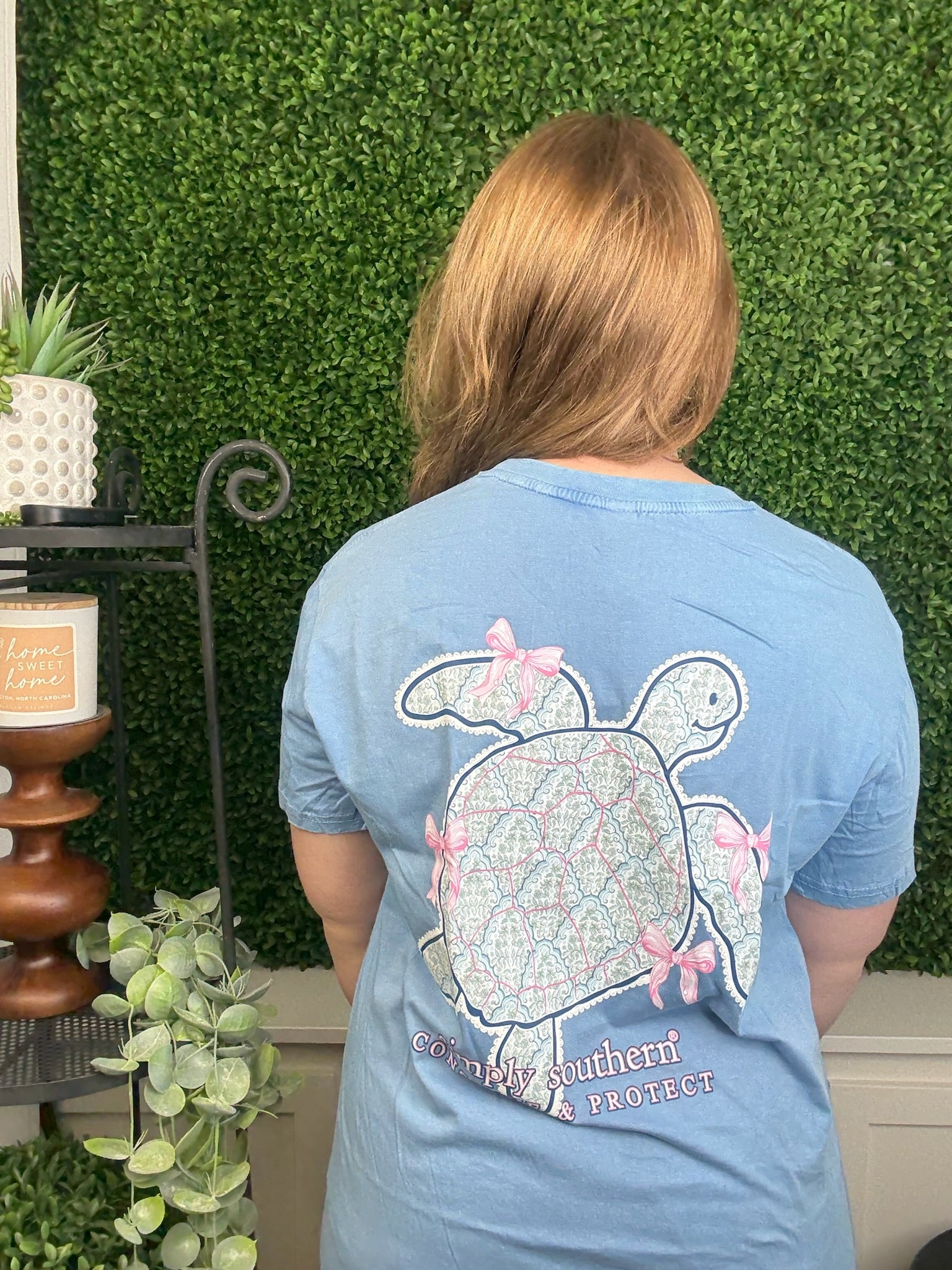 DAMASK TRACK TURTLE SS - WASHED SEA