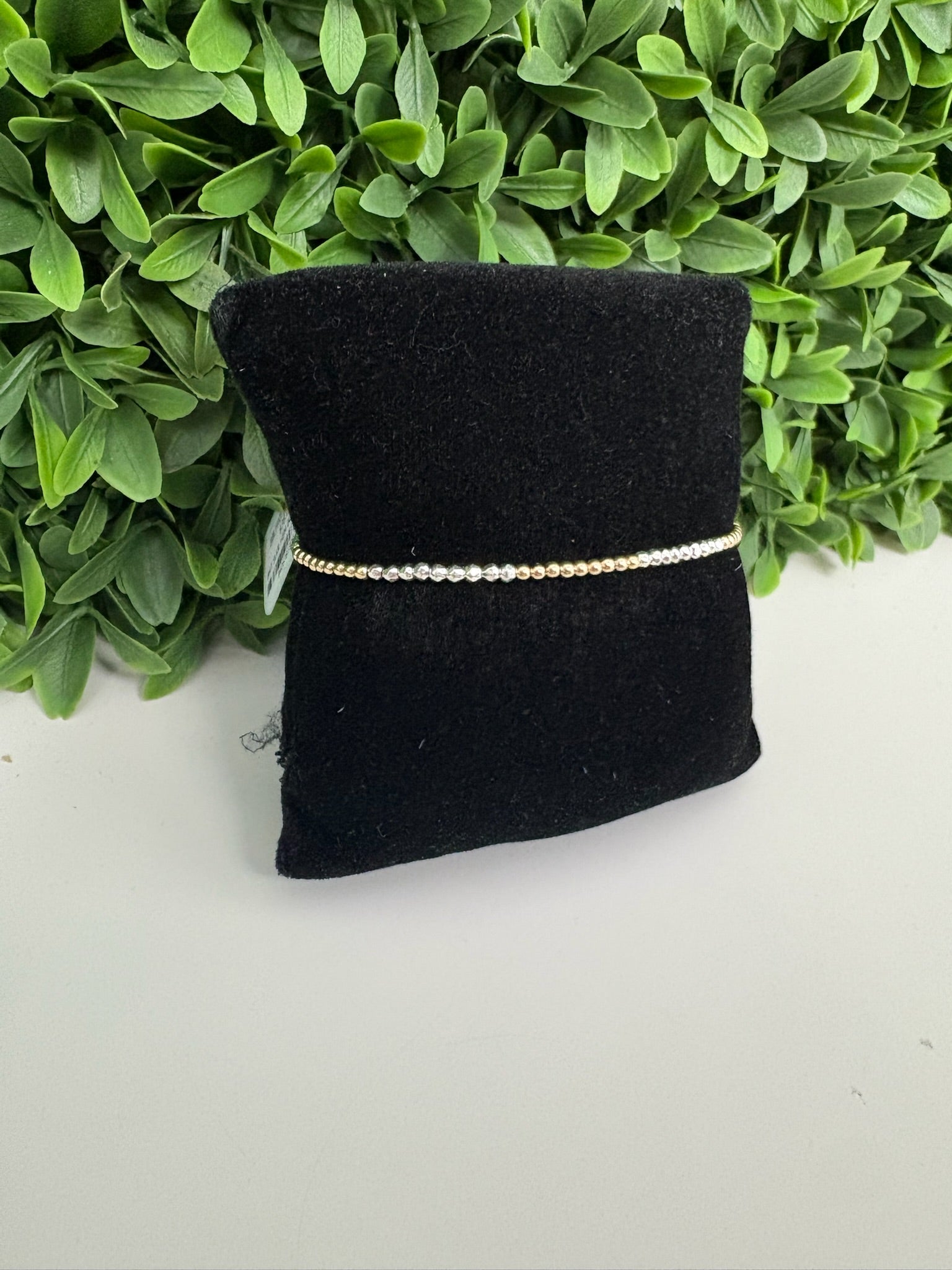 BLISSFUL PATTERN 2MM BRIGHT SILVER FACETED HEMATITE