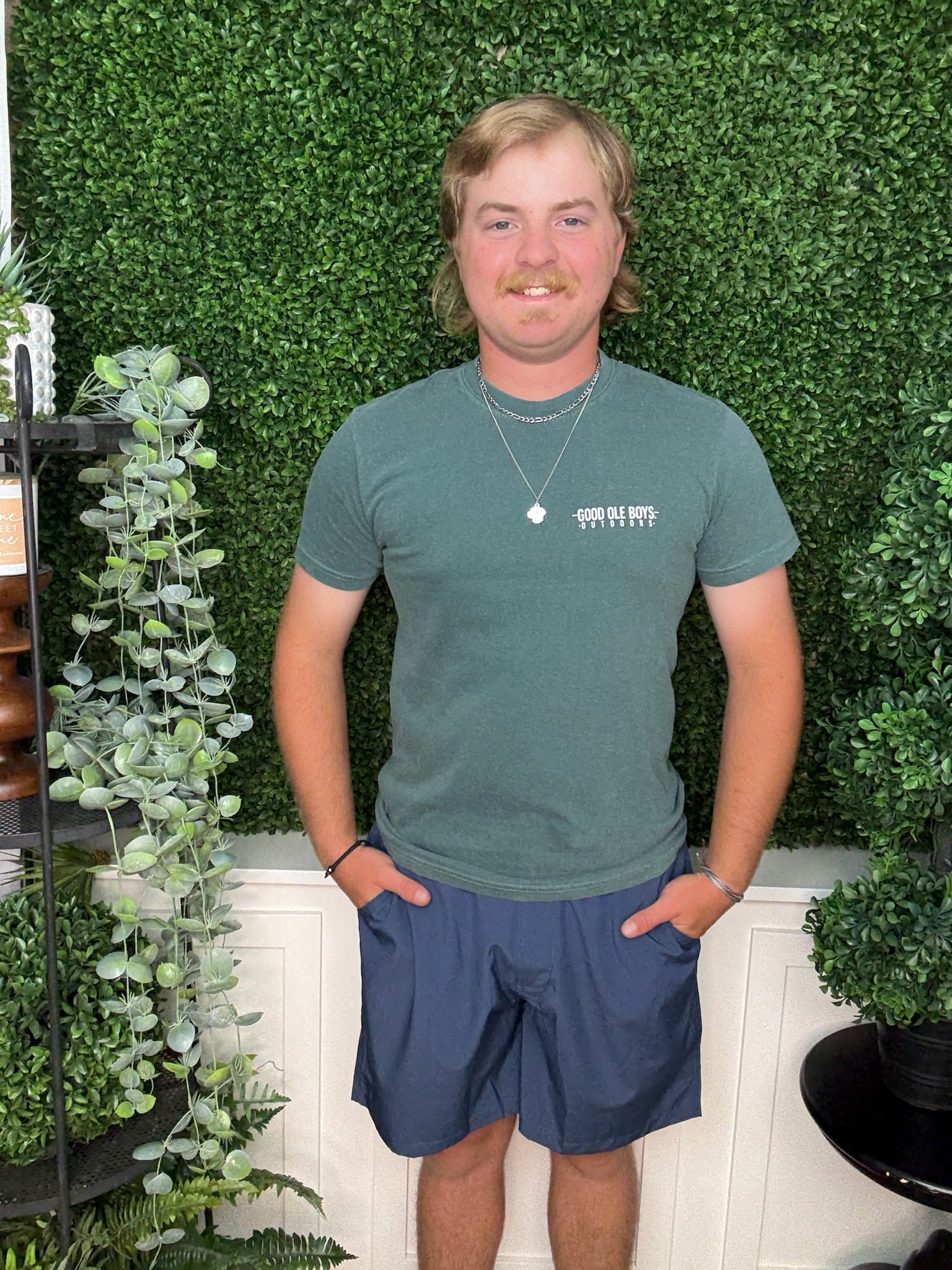 SPLIT CAMO BANNER SS GREEN