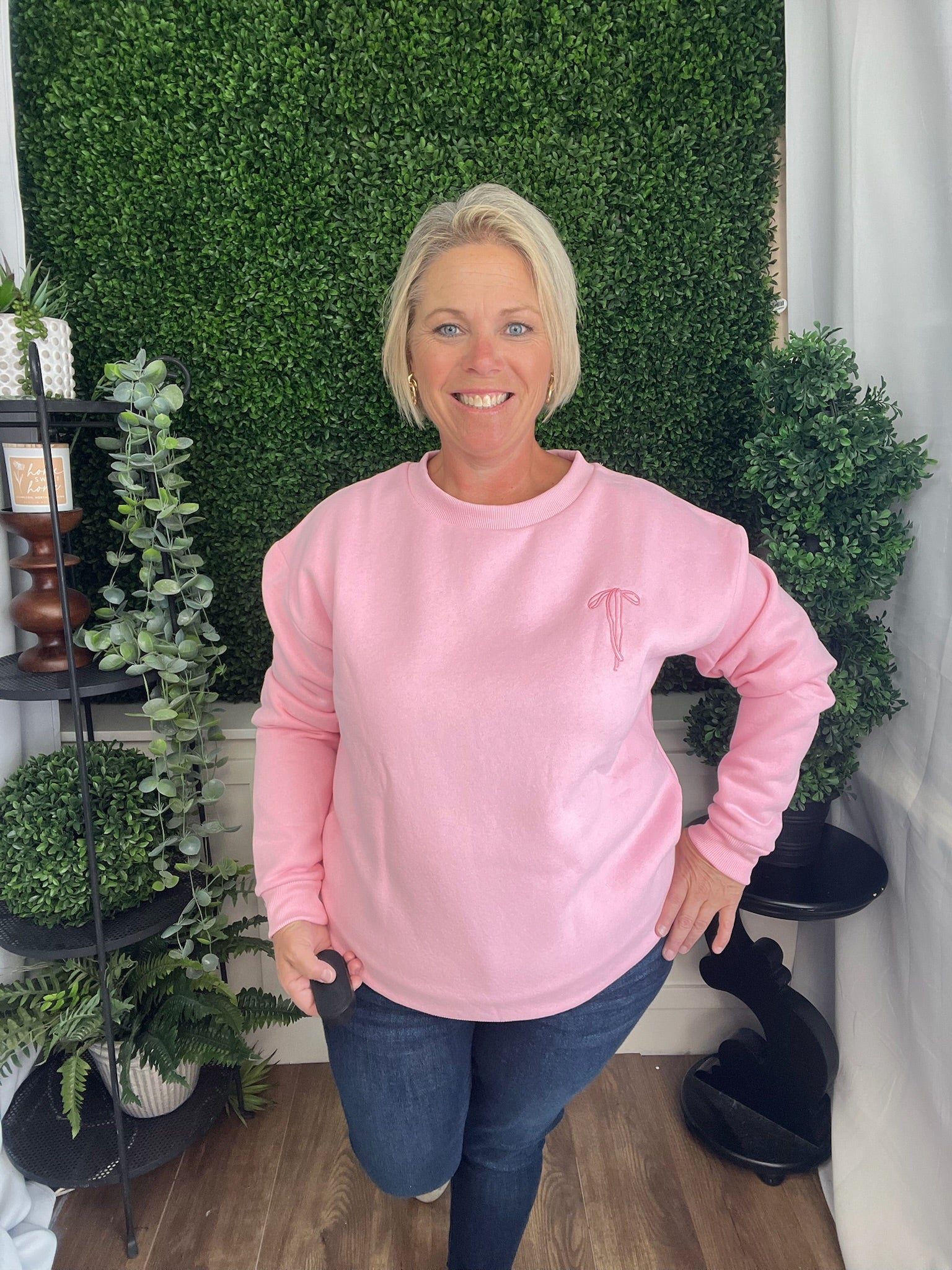 DILARA CREWNECK SWEATSHIRT - FAITH