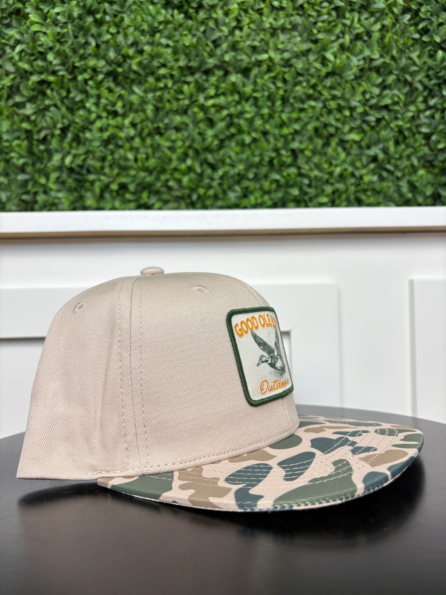 GOB MALLARD LANDING WOVEN PATCH HAT - BEIGE/OSC