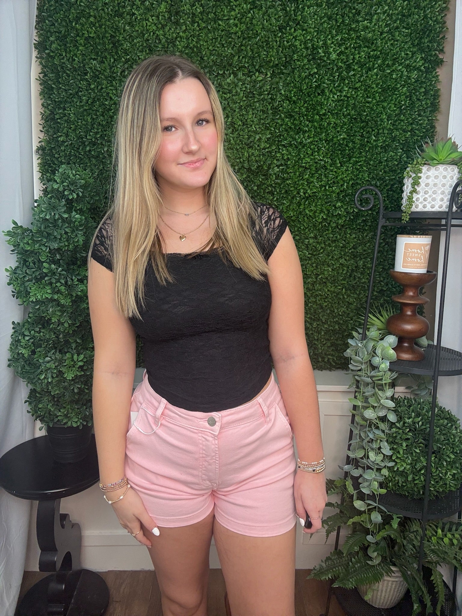 Lace Muse Cap Sleeve Top