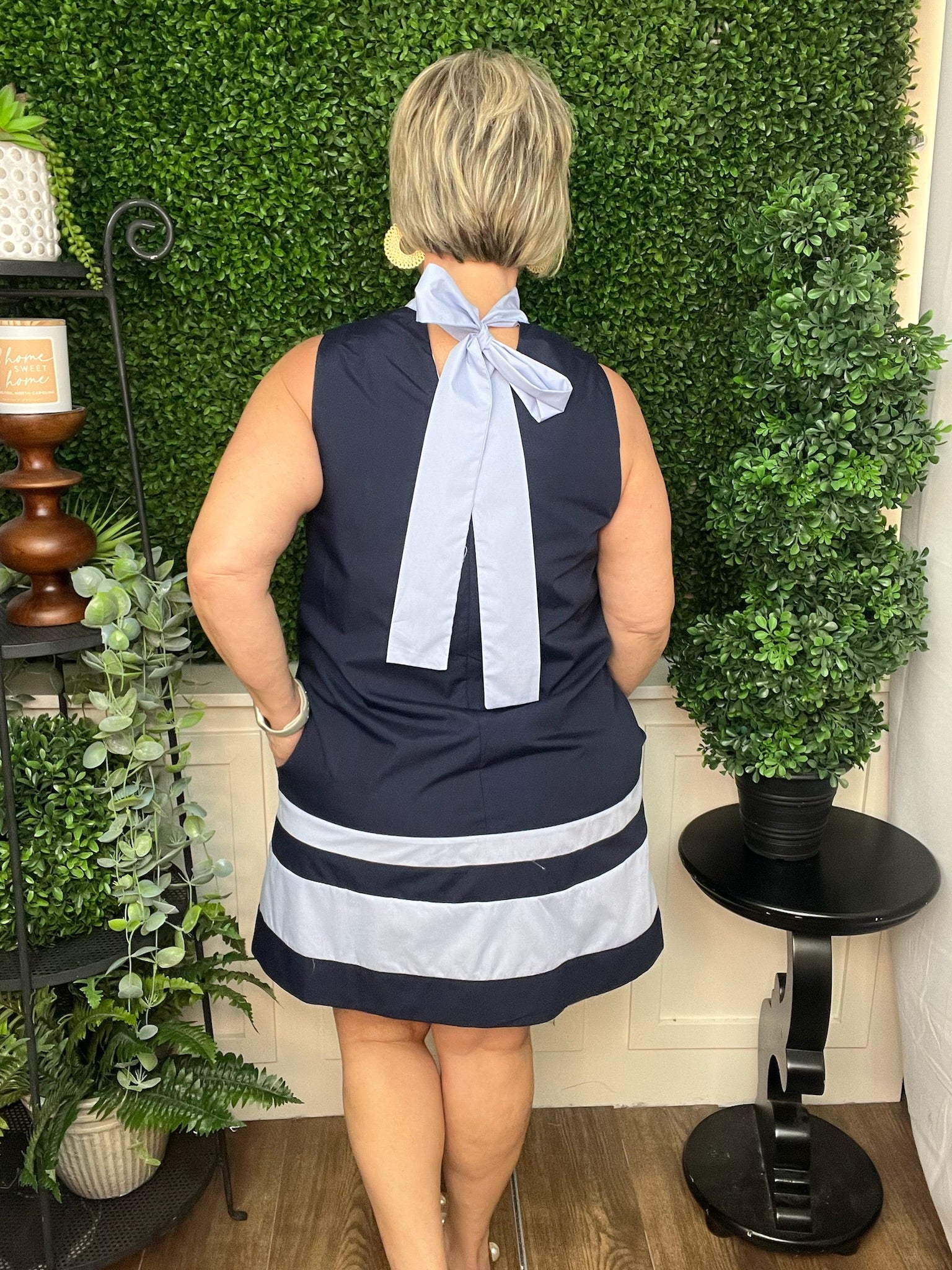 SLEEVELESS MINI DRESS