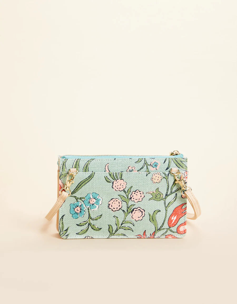 LINDSEY PHONE CROSSBODY HAMILTON FLORAL BLOCK