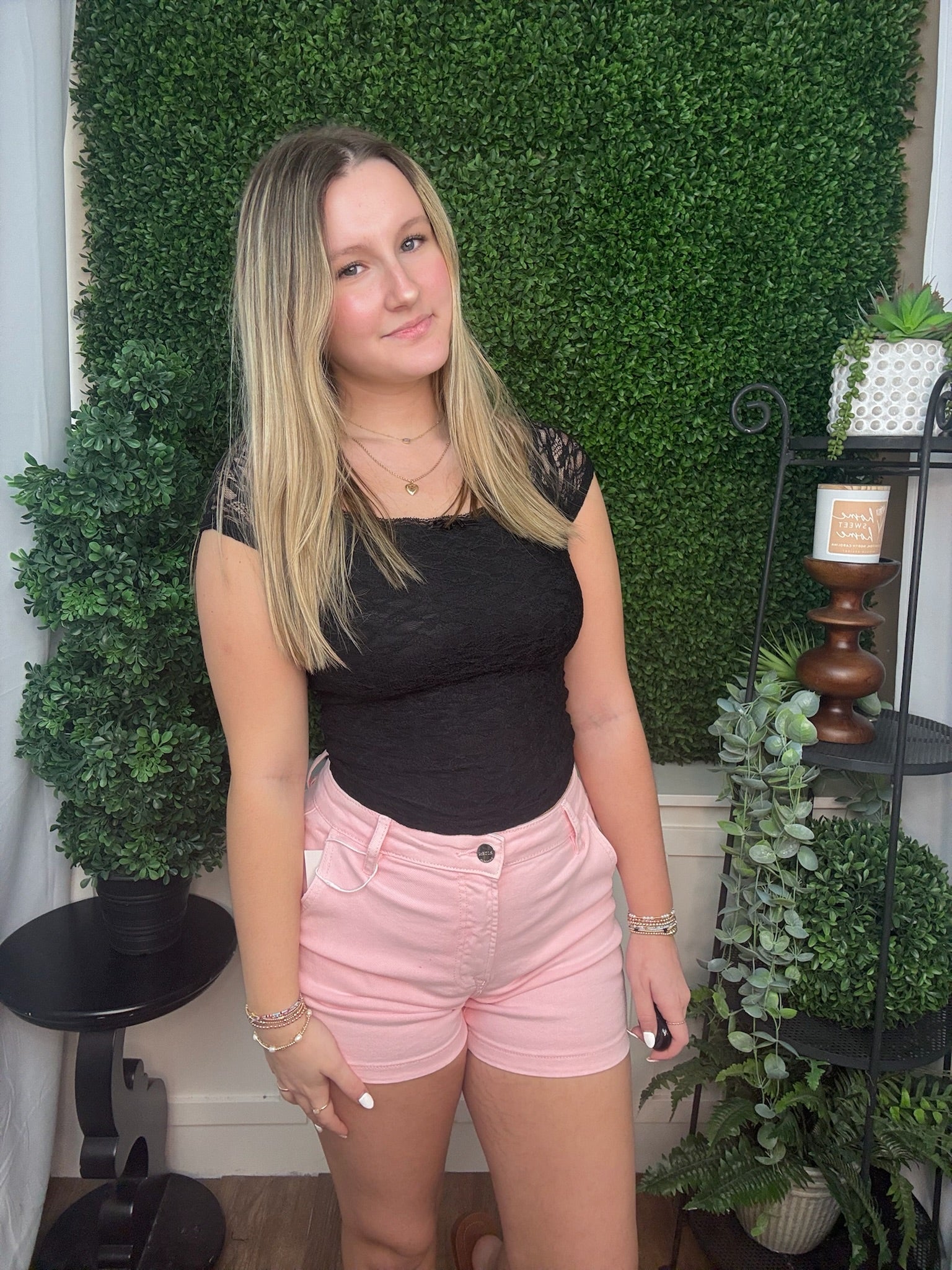 Lace Muse Cap Sleeve Top