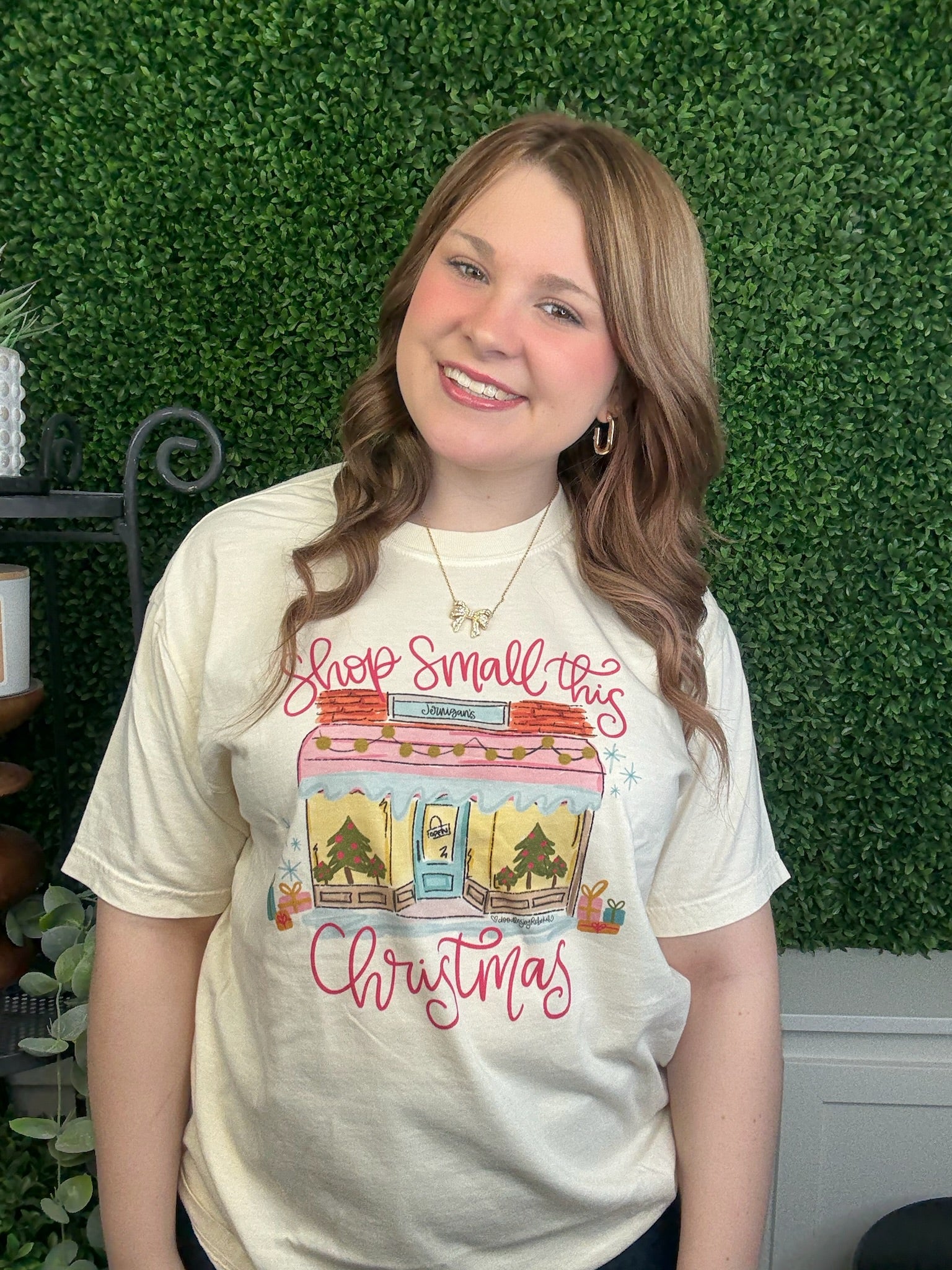 SHOP SMALL JERNIGANS SS TEE- IVORY