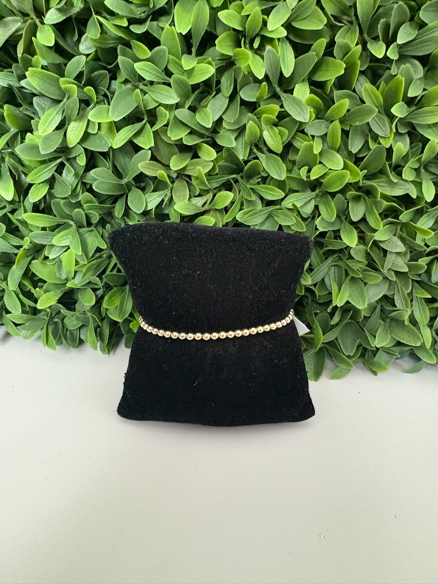 EGIRL CLASSIC GOLD 3MM BEAD BRACELET