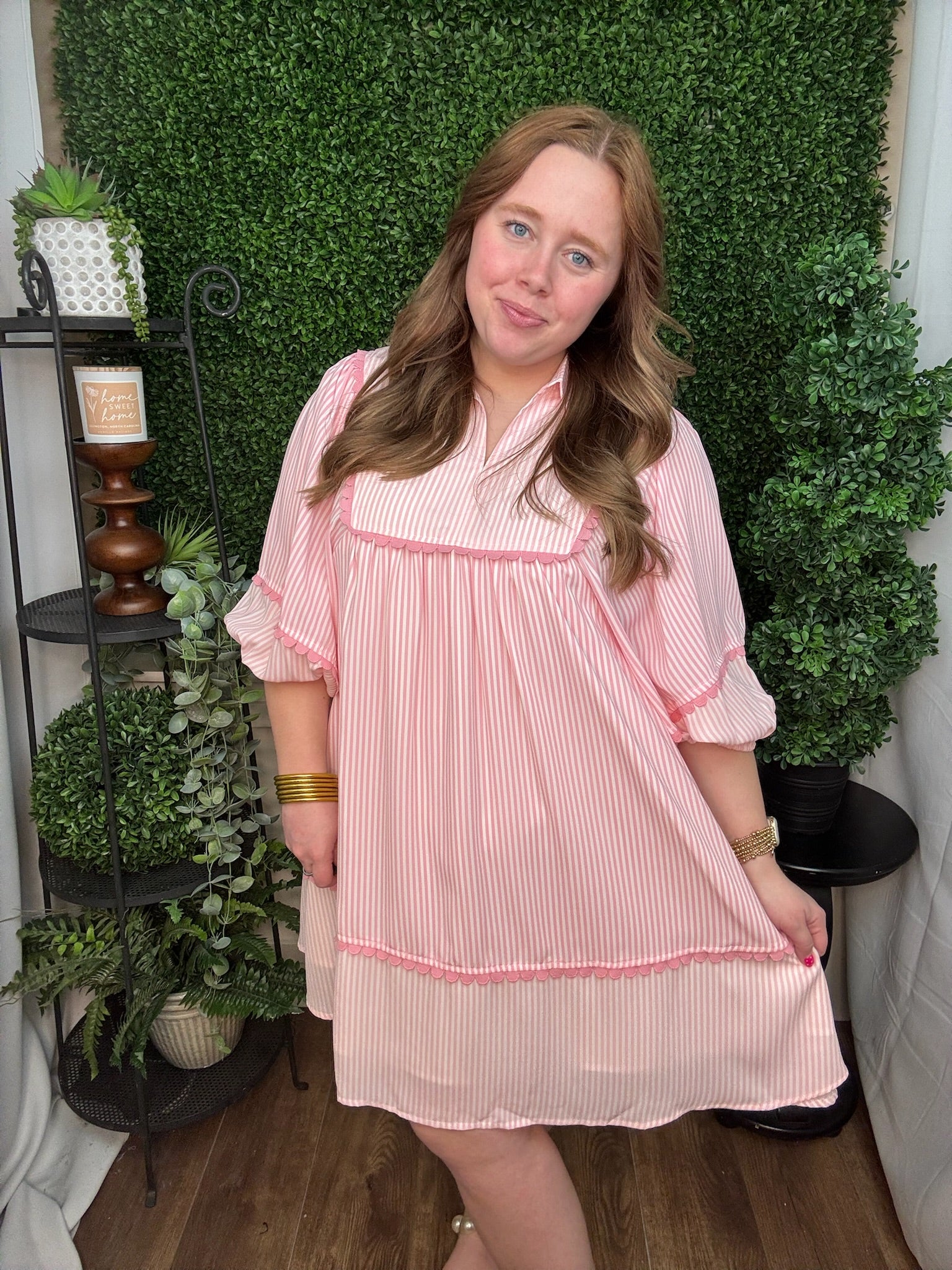 COASTAL DRESS - PATCH PINK