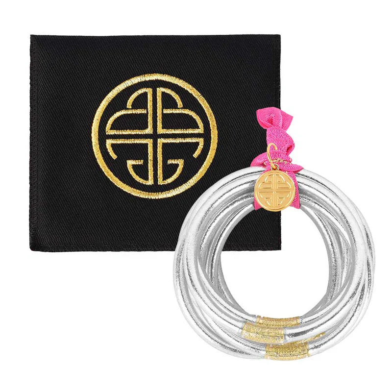 ALL WEATHER BANGLE SET OF 6 - SILVER