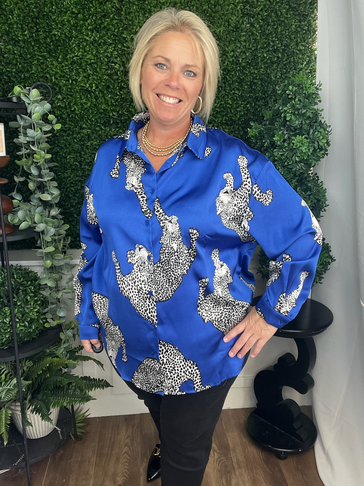 MELISSAS ANIMAL PRINT TOP