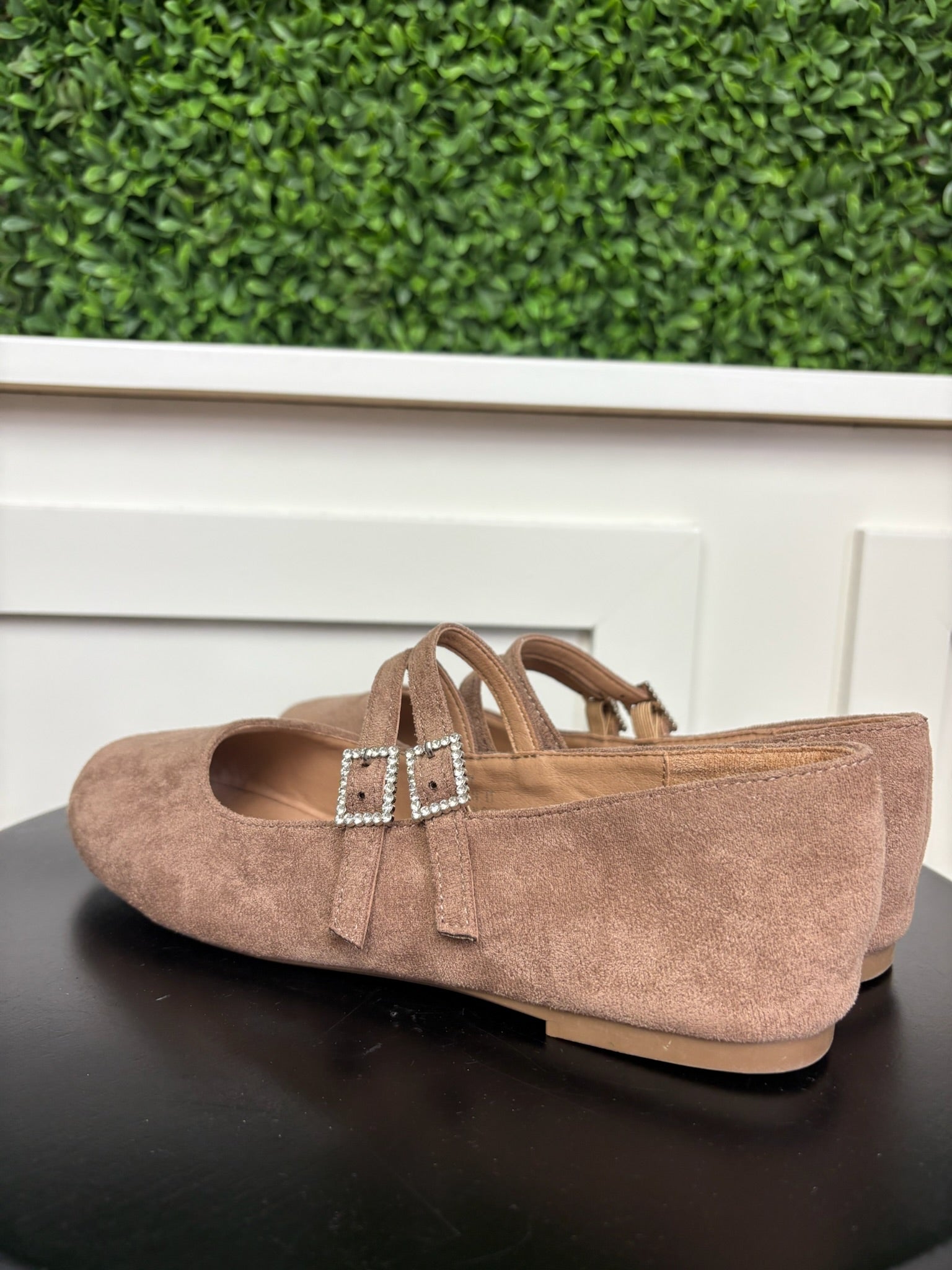 OWN IT - WALNUT FAUX SUEDE