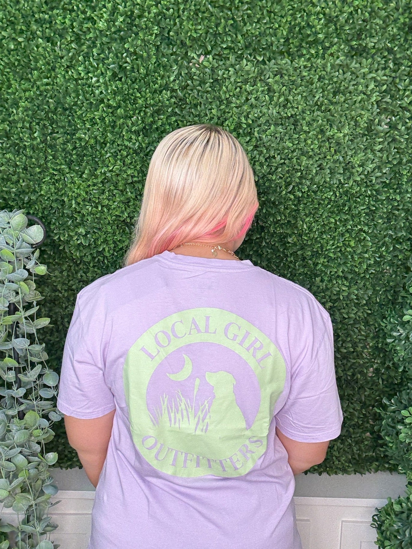 LOCAL GIRL ORIGINAL LOGO SS - ORCHID