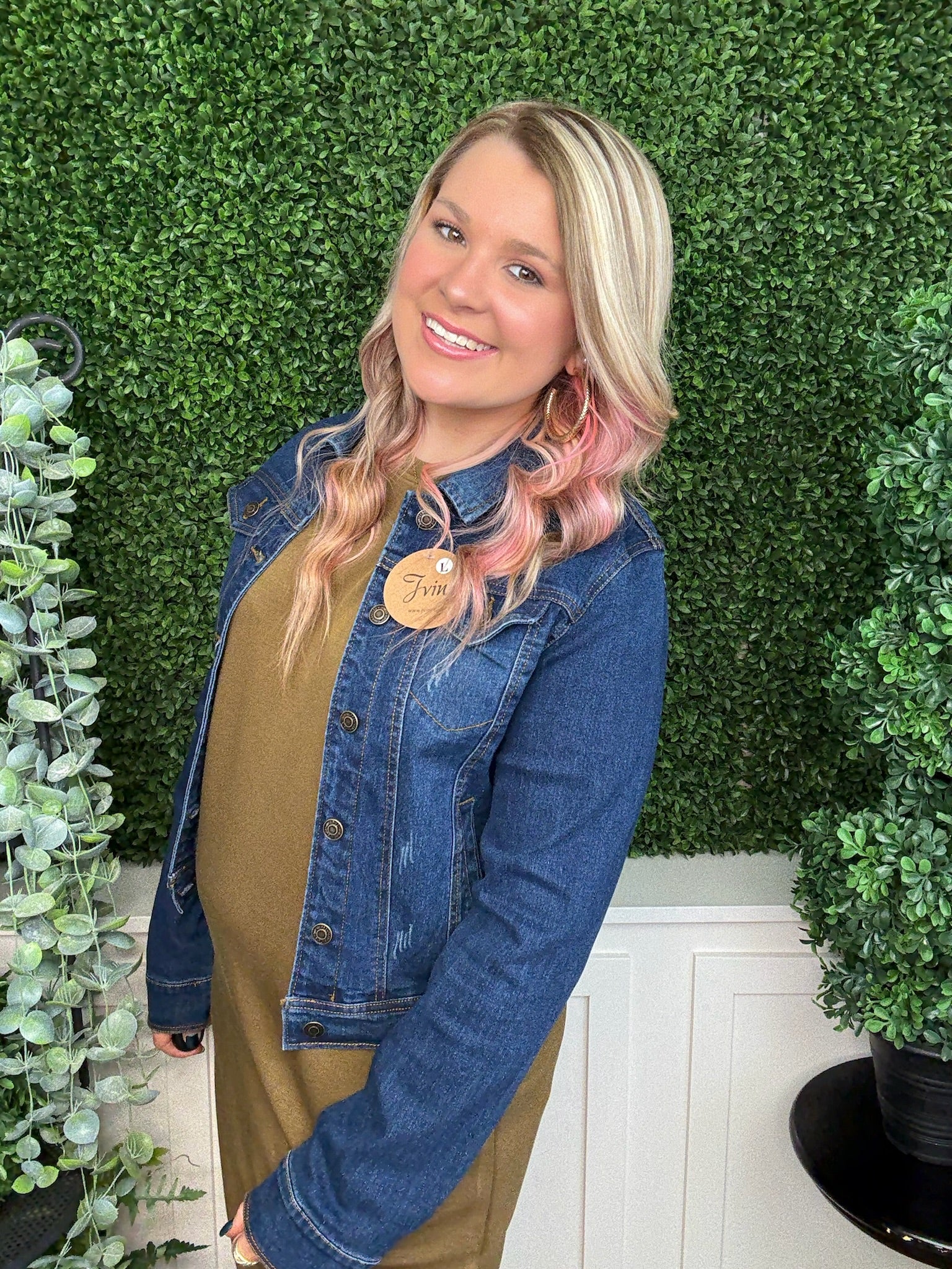 BLUE JEAN DISTRESSED JACKET