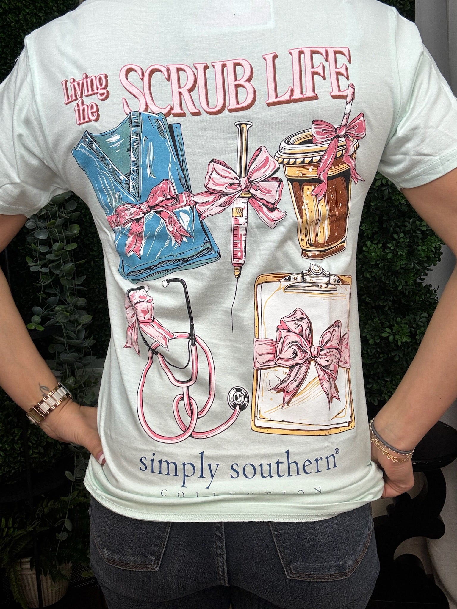 LIVING THE SCRUB LIFE SS - MINT