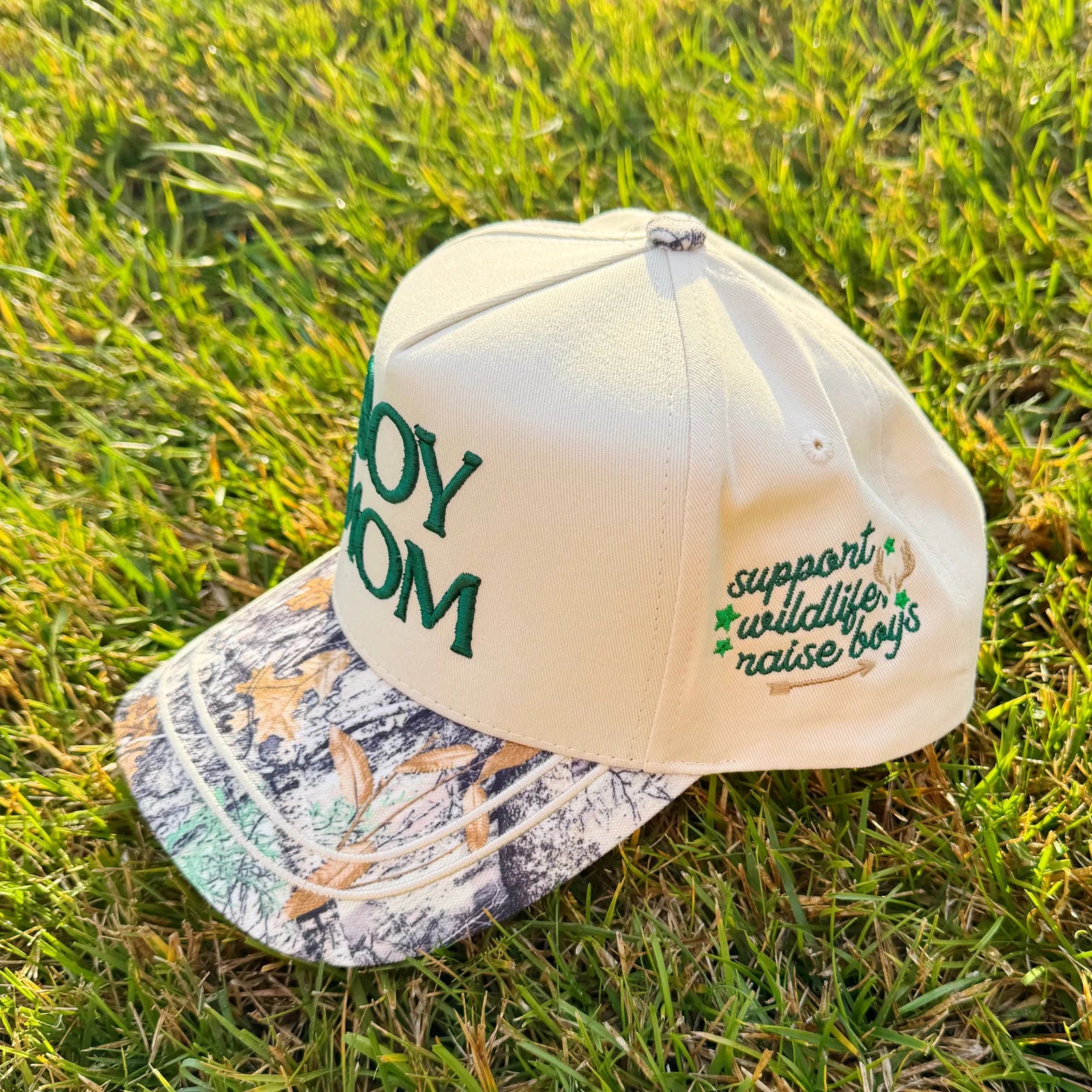 BOY MOM CAMO HAT